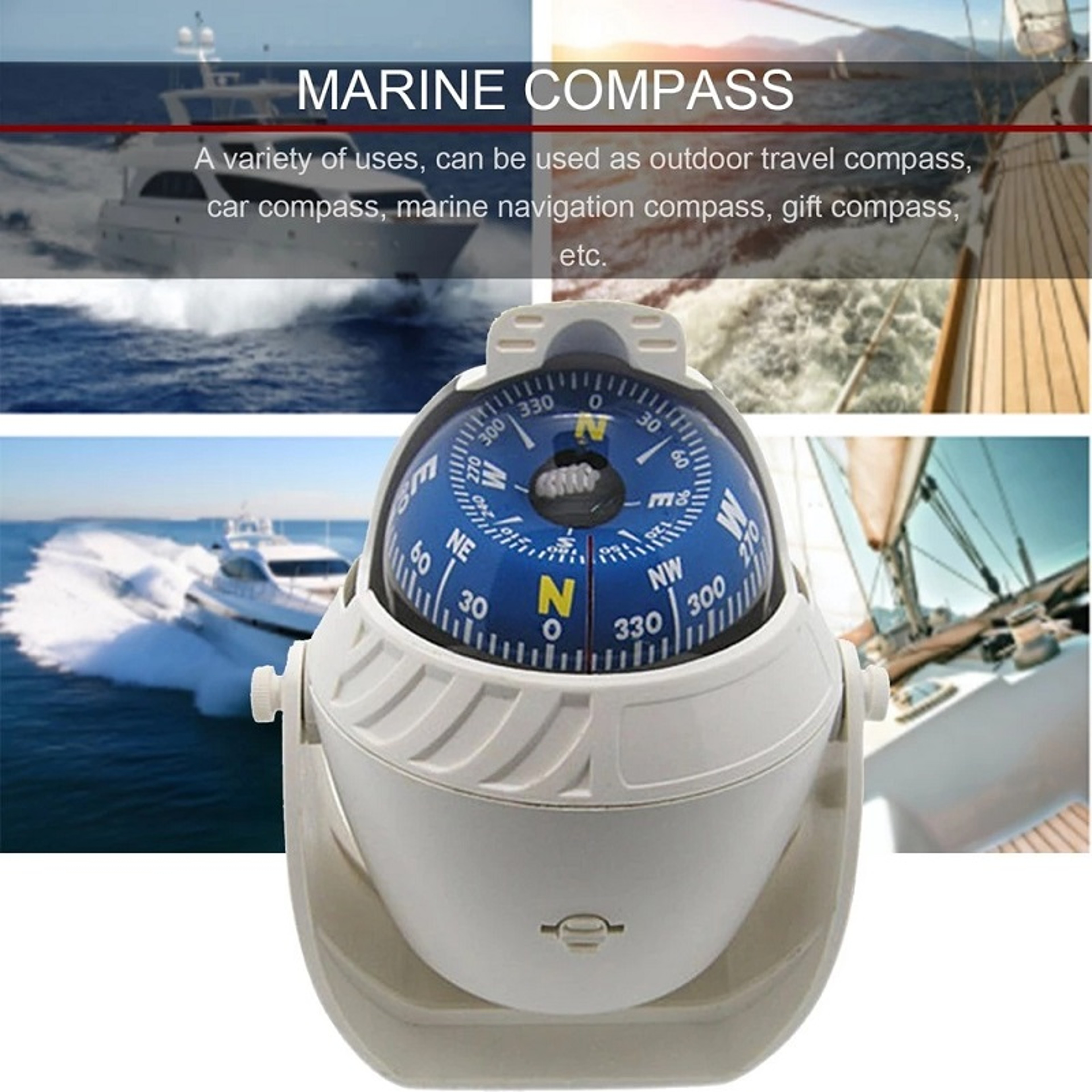 LED Waterproof Nautical Compass for Boat Navigation – view 6