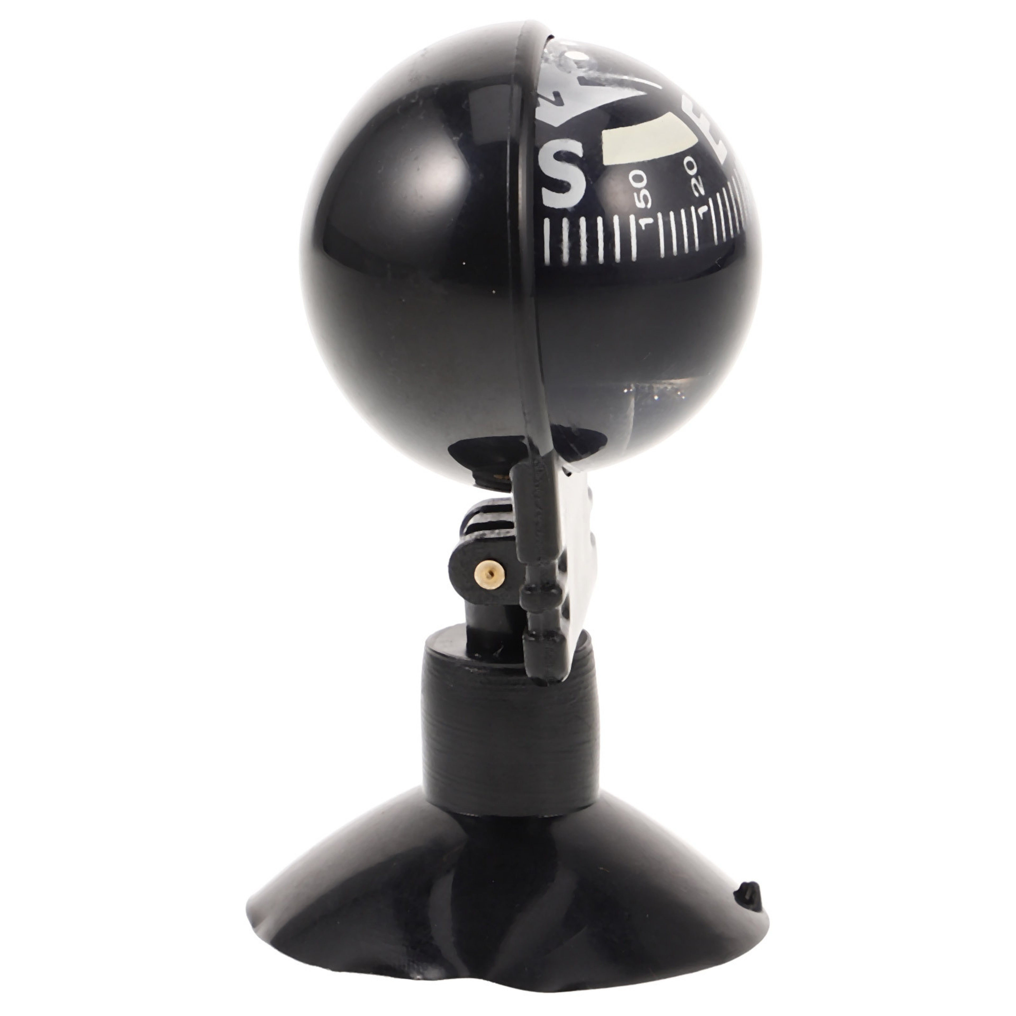 Rotating Car Dashboard Compass with Suction Base for Travel & Outdoor Navigation – view 1