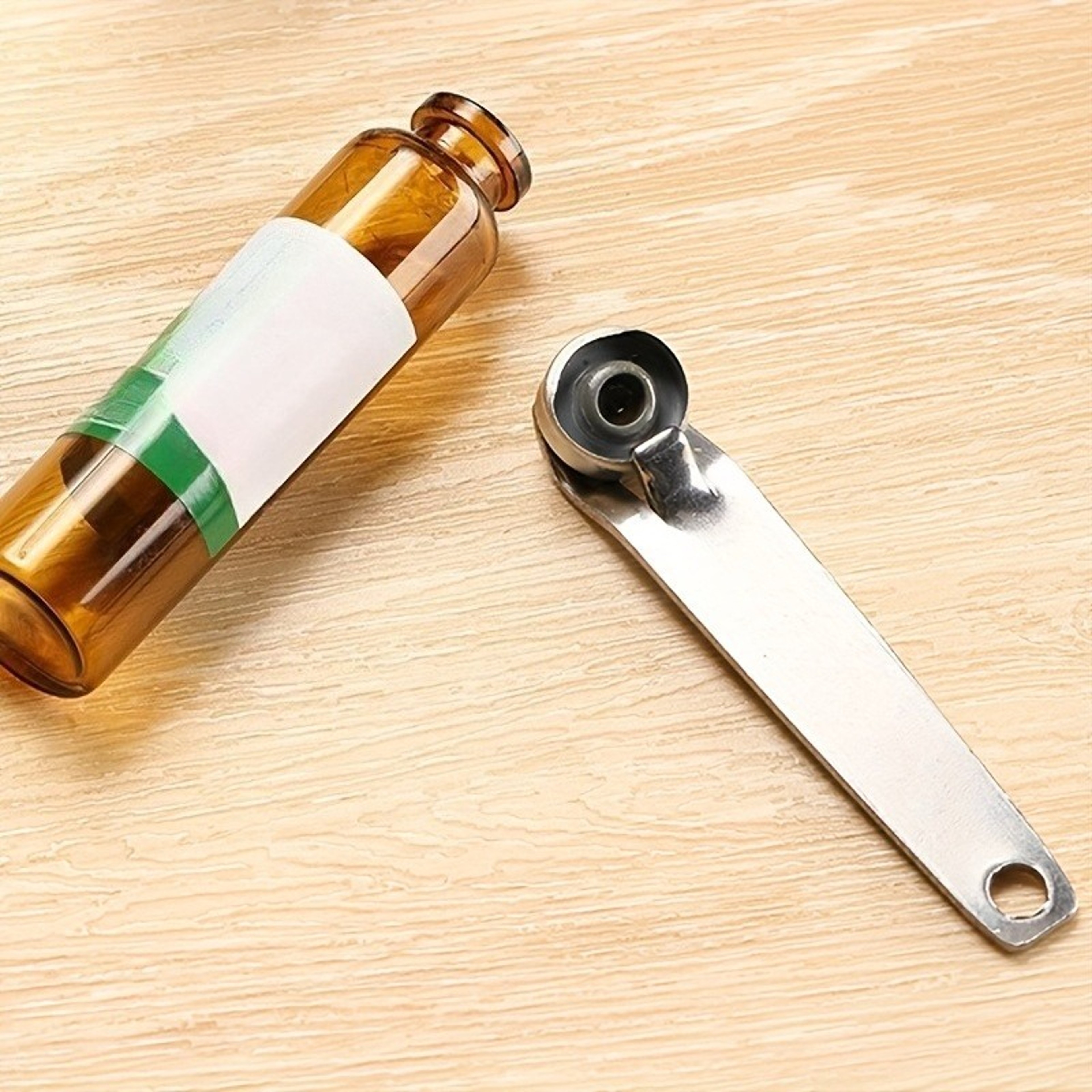 Mini Vial Opener Keychain Oral Liquid Cap Lifter – view 2