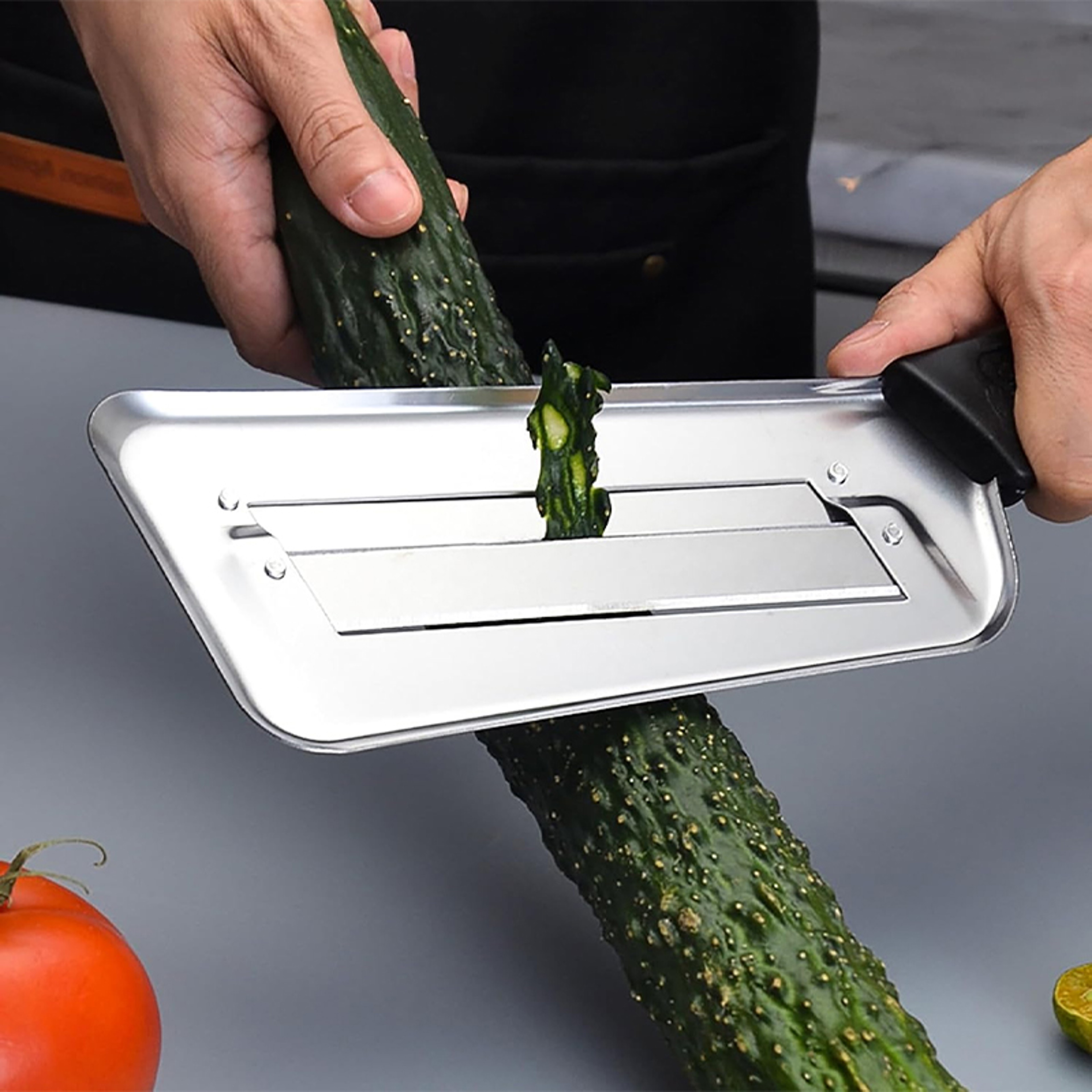 Double Blade Vegetable Slicer Knife for Cabbage Onion and Kitchen Prep – view 6