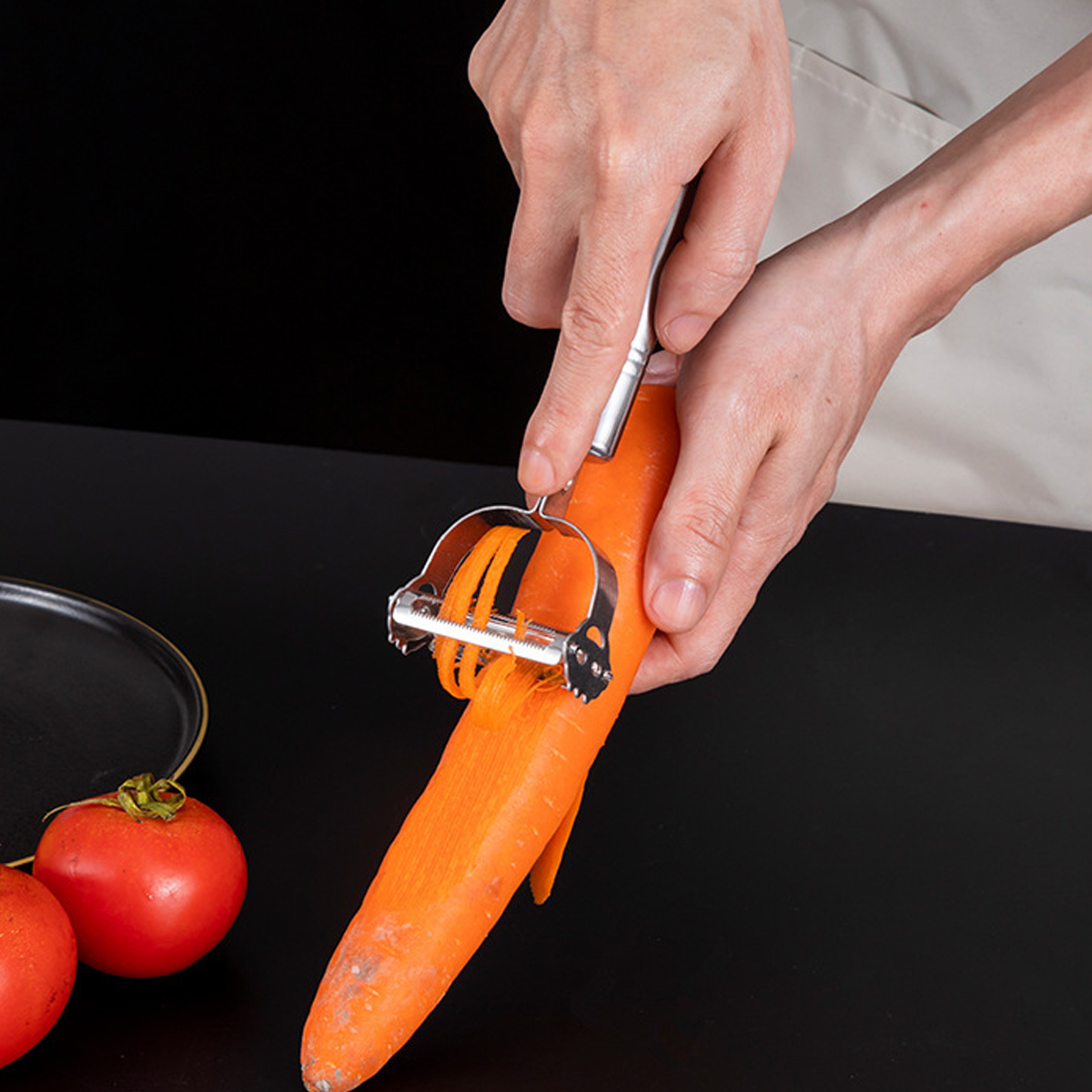 Premium Stainless Steel Multifunction Vegetable  Fruit Peeler 2