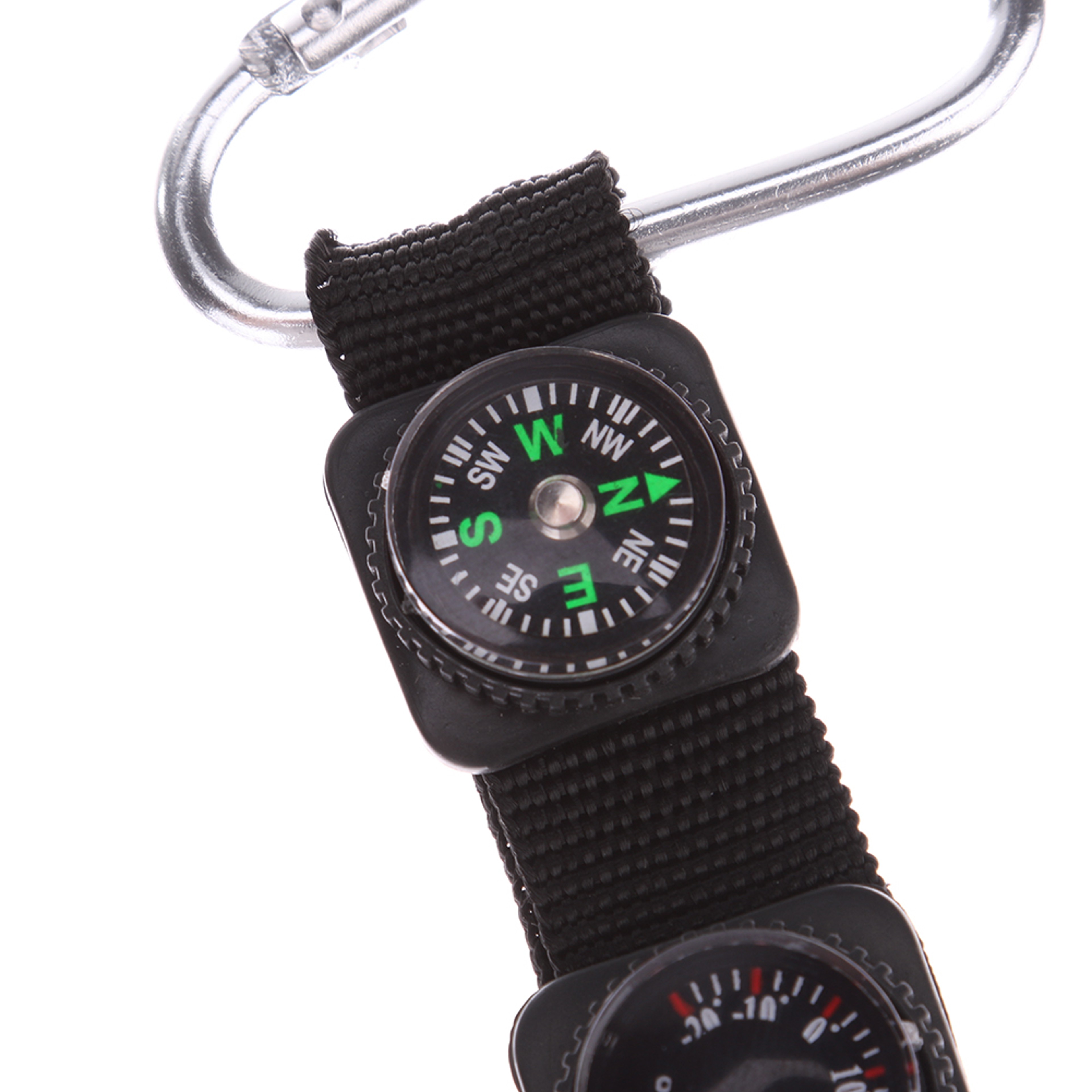 Mini Survival Compass Thermometer Hiking  Camping Essential 2