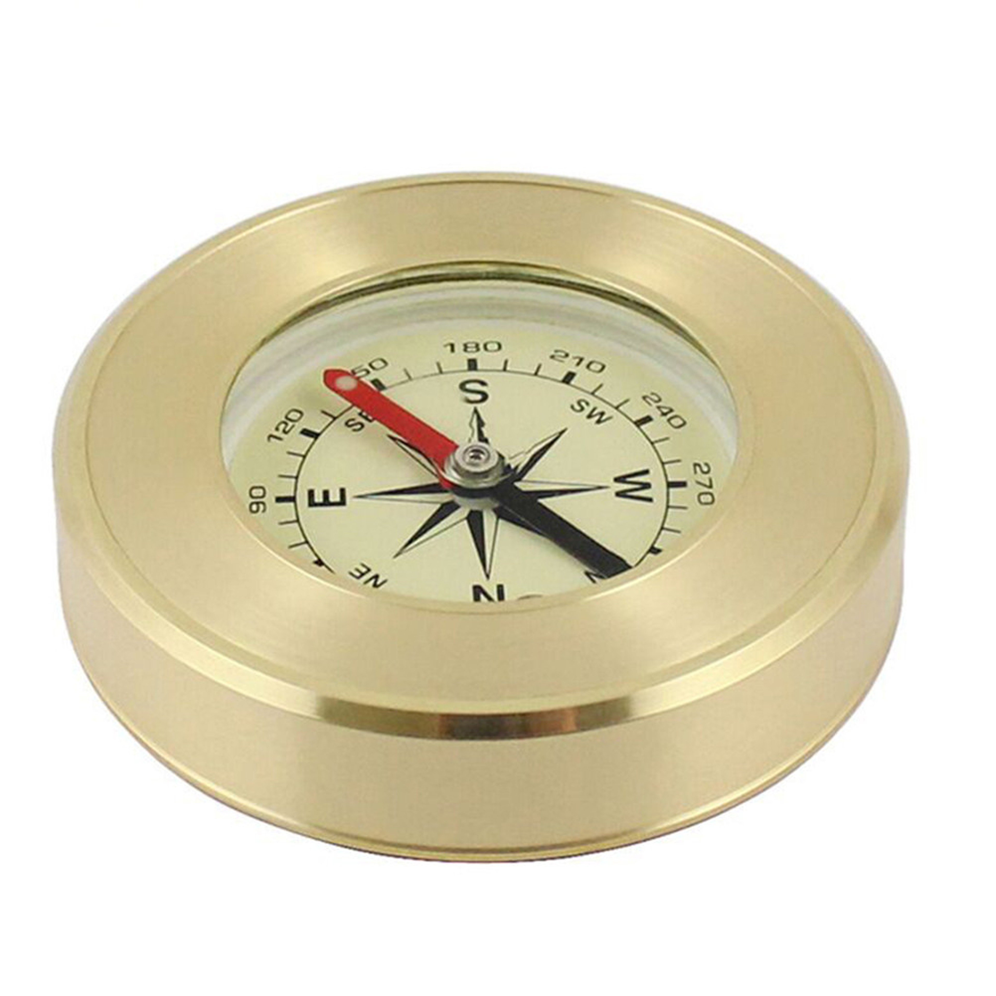 Vintage Pocket Direction Finder Solid Brass Nautical Compass for Outdoor Adventure – view 5