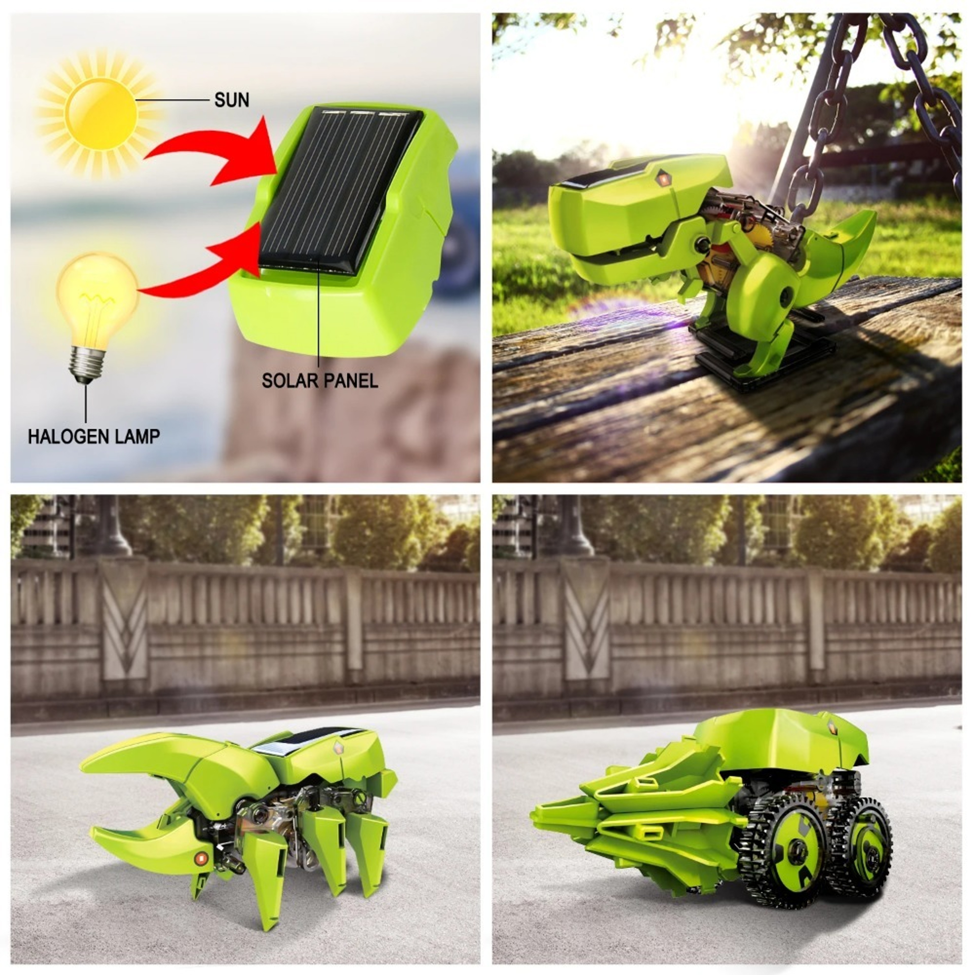 Solar Robot Dinosaur Kit for Kids Learning Toy – view 3