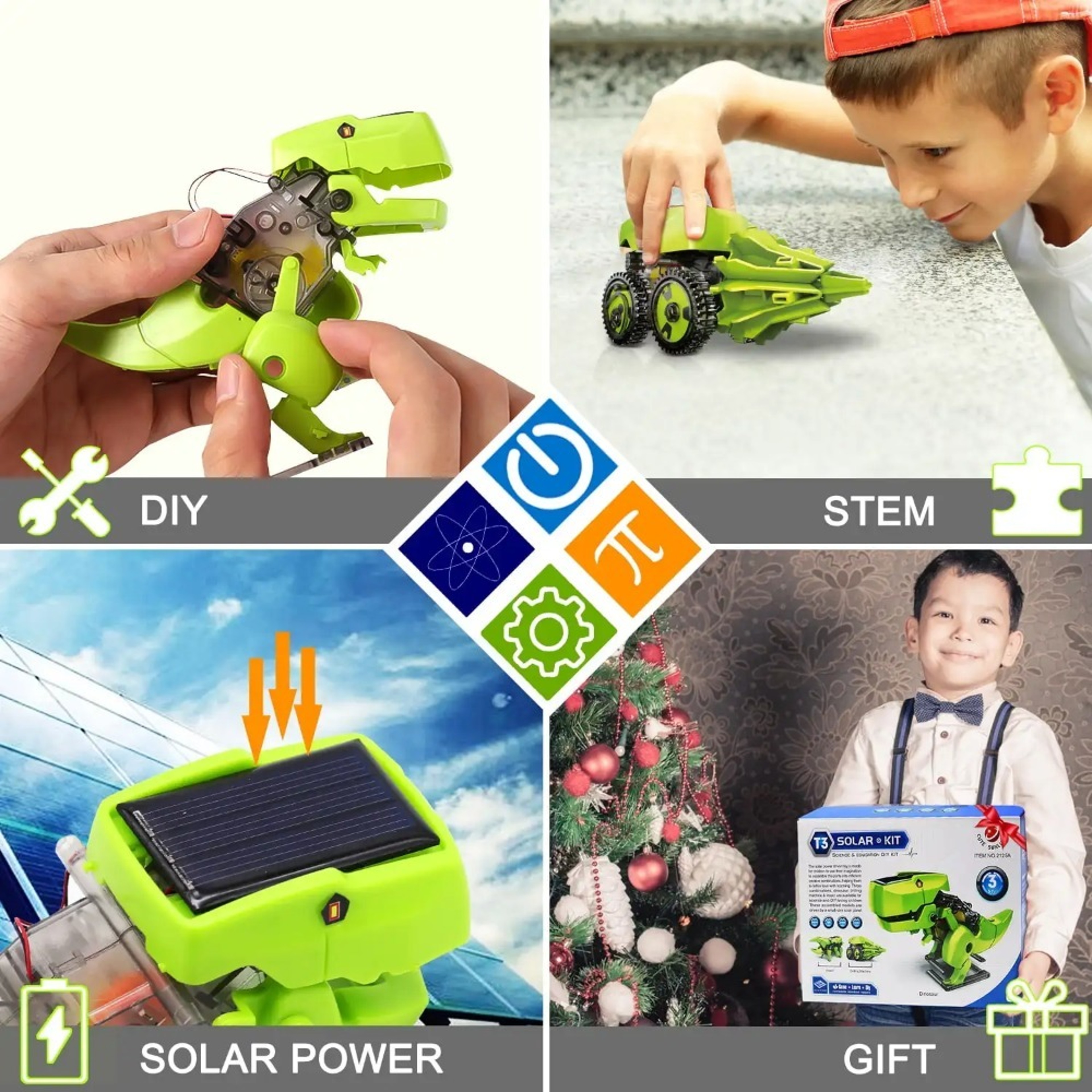 Solar Robot Dinosaur Kit for Kids Learning Toy – view 6