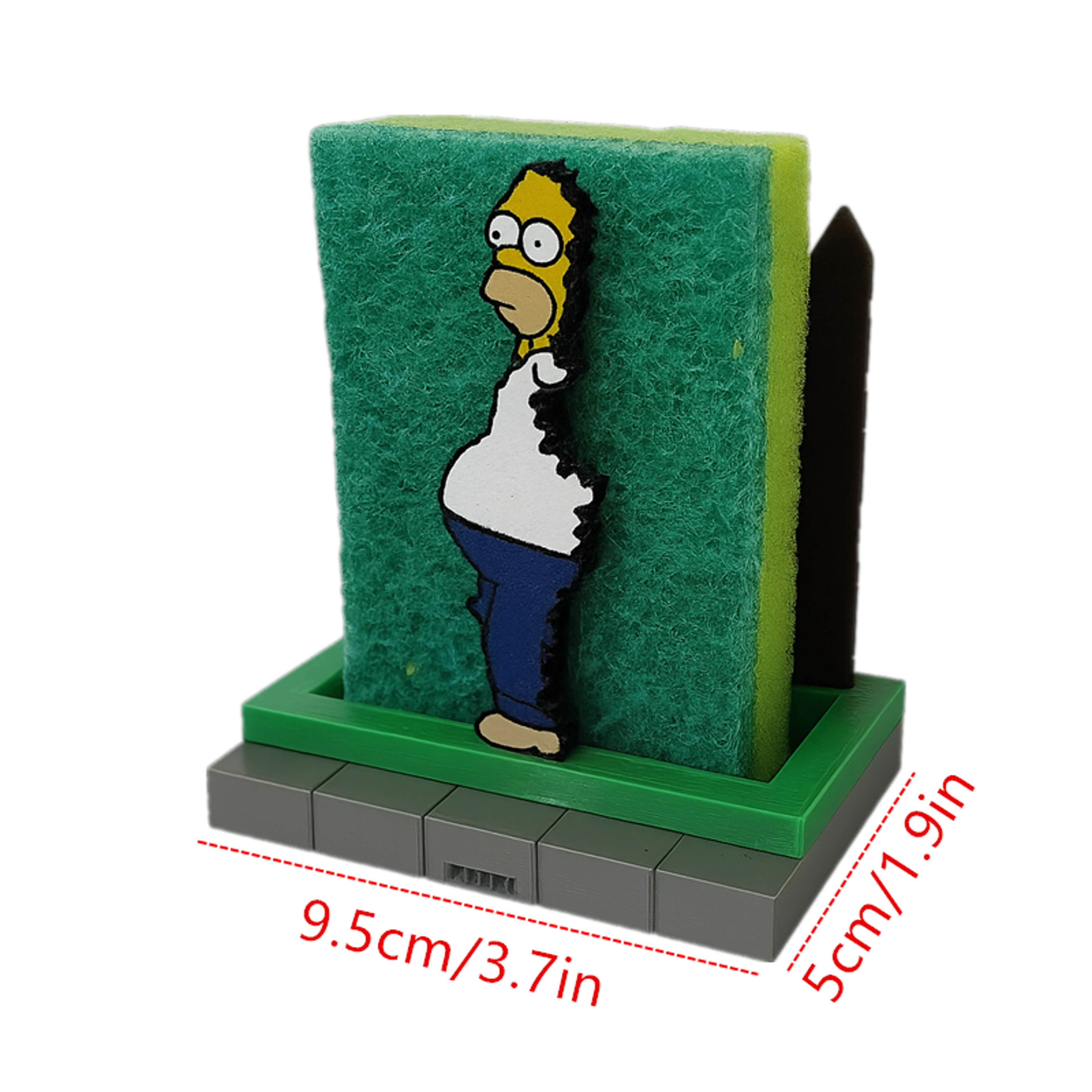 Homer Sponge Holder Funny Kitchen Sink Organizer – view 3