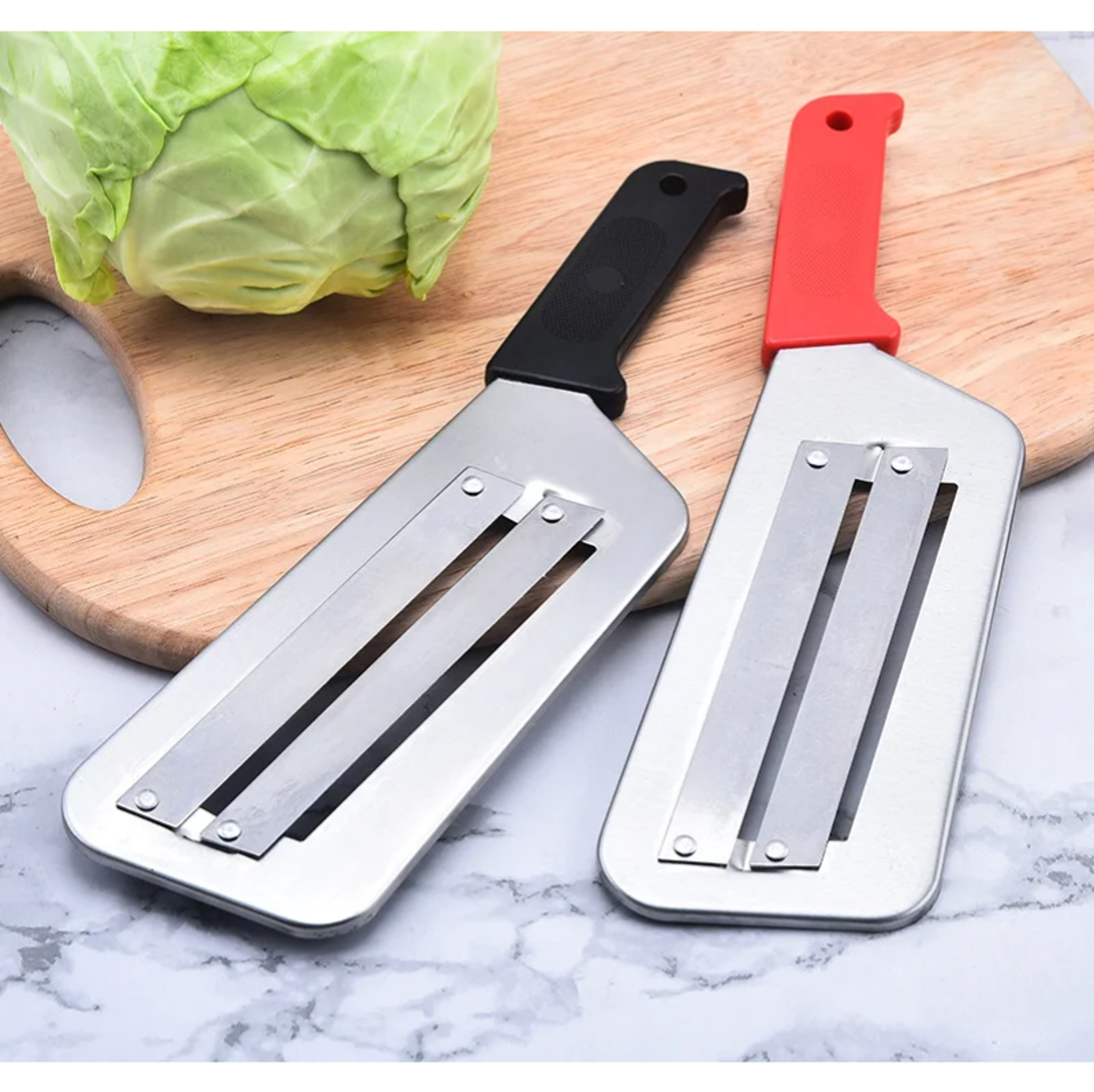 Multi Functional Stainless Steel Cabbage Slicer with Handle for Veggies – view 4