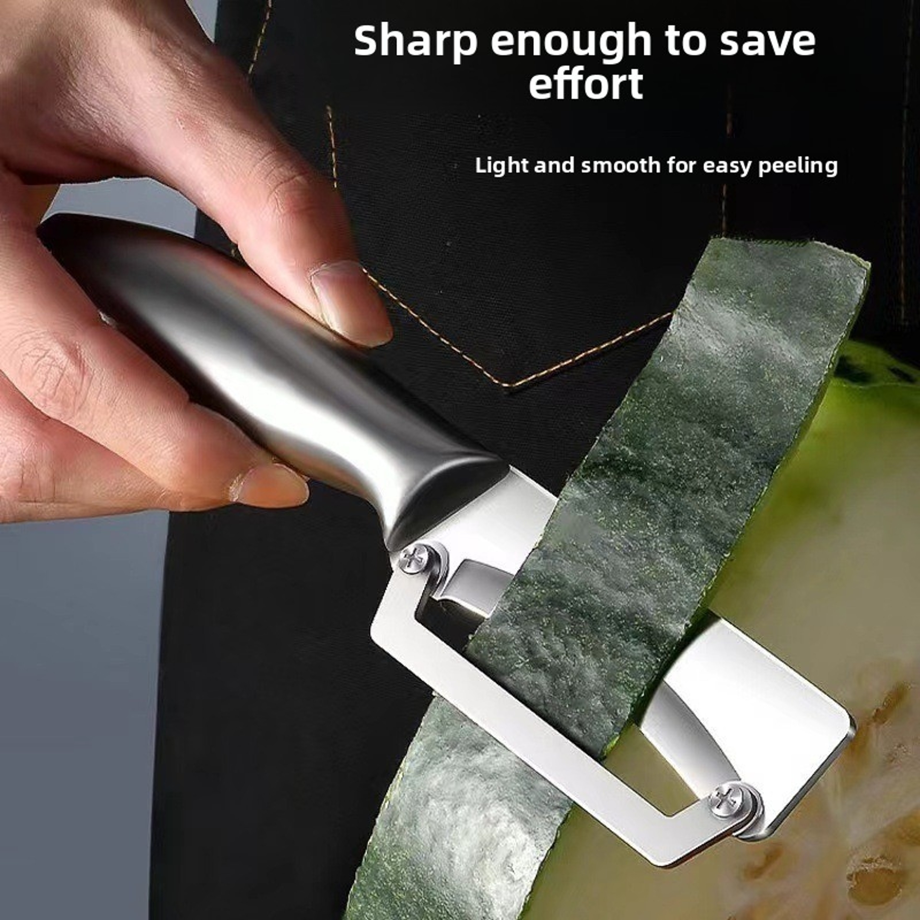 Premium Stainless Steel Flat Edge Peeler Multi Purpose Vegetable  Fruit Slicer 1