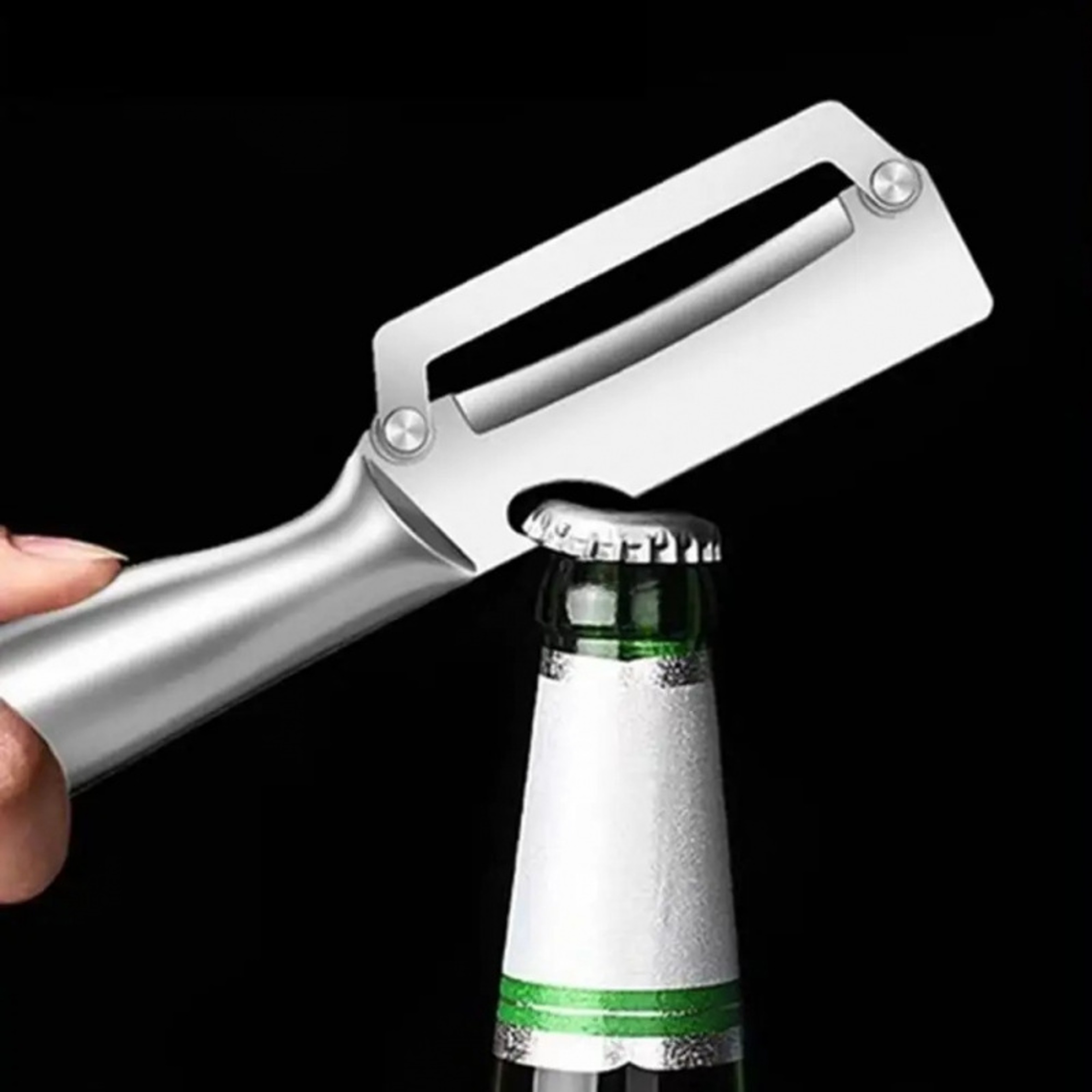 Premium Stainless Steel Flat Edge Peeler Multi Purpose Vegetable  Fruit Slicer 3