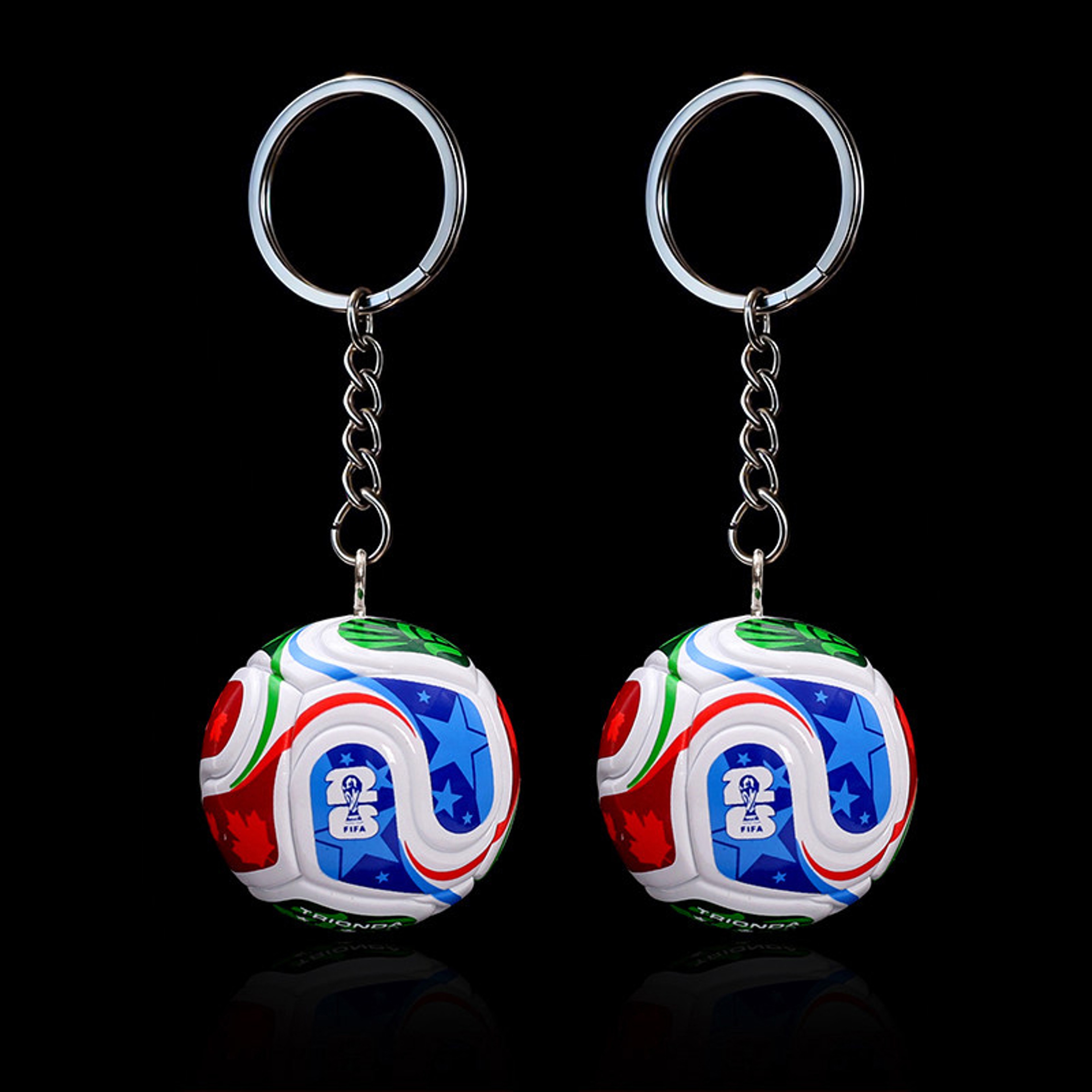 Mini Soccer Ball Keychain Sports Fan Football Charm – view 5