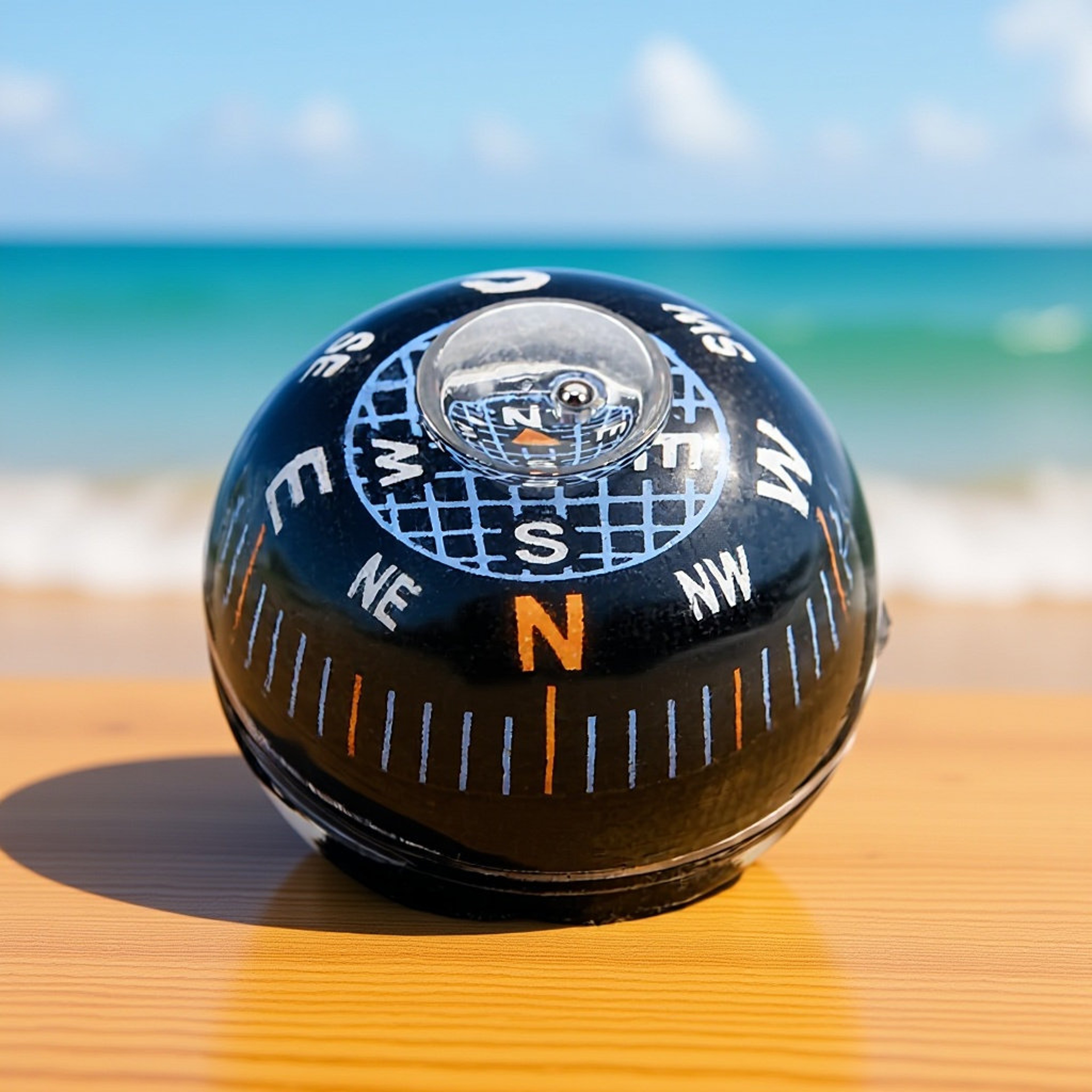 Mini Car Compass Dashboard Ball Outdoor Navigation for Car & Motorcycle – view 6