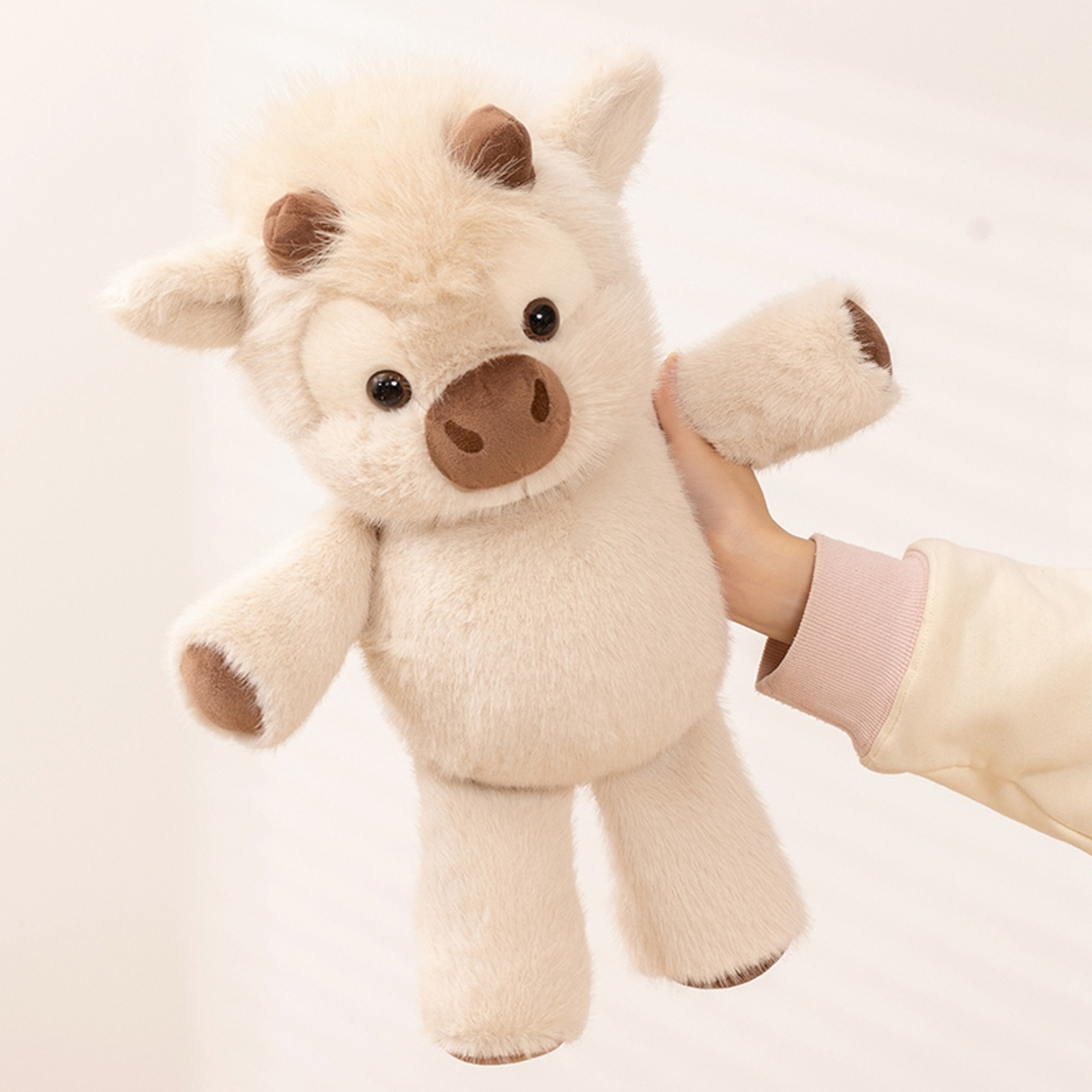 Highland Cattle Plush Toy Soft Cow Stuffed Animal – view 7