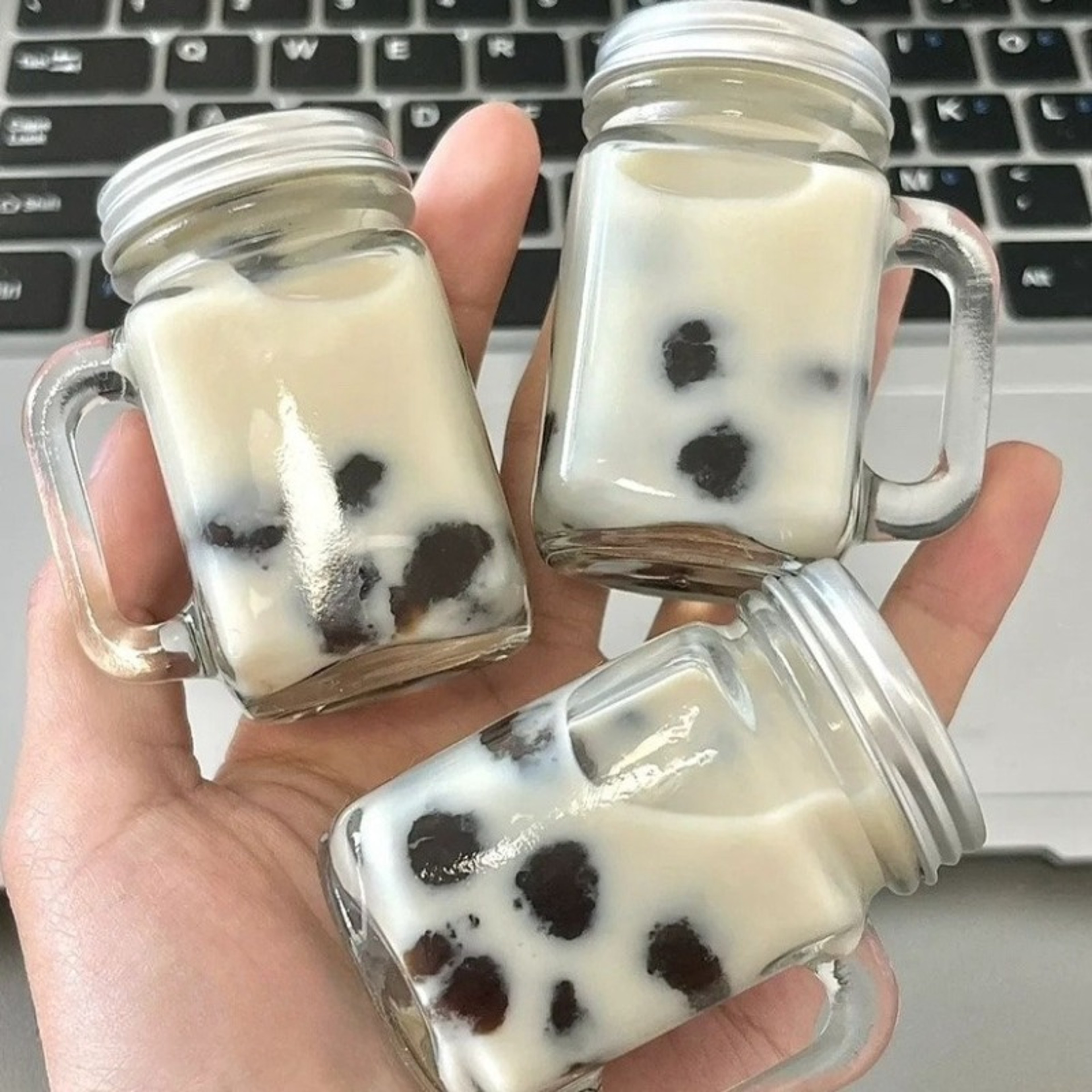 Portable Mini Glass Bottle For Jam Honey  Coffee Concentrate 3