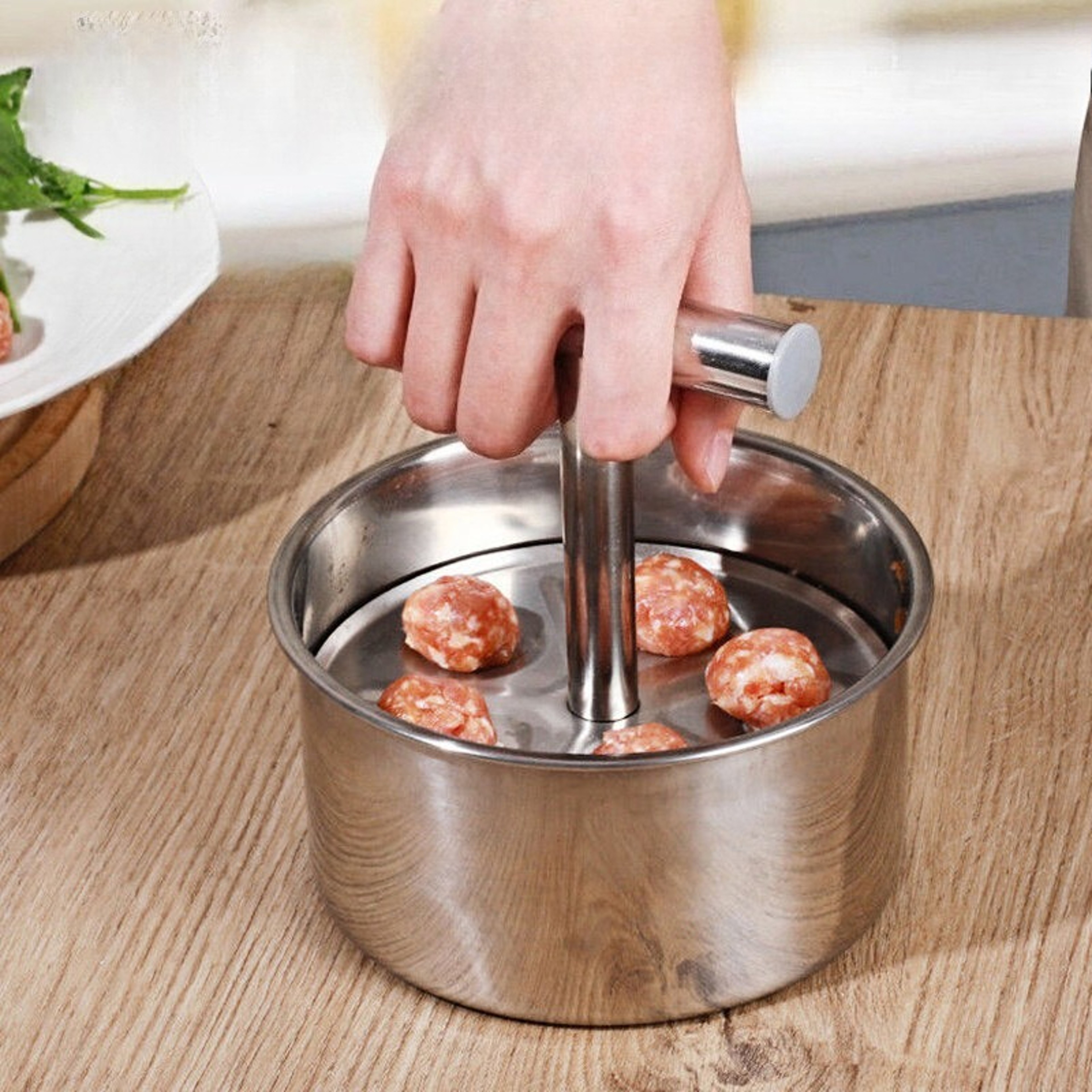 Premium Stainless Steel Meatball Maker Manual Multi Functional Kitchen Tool 0