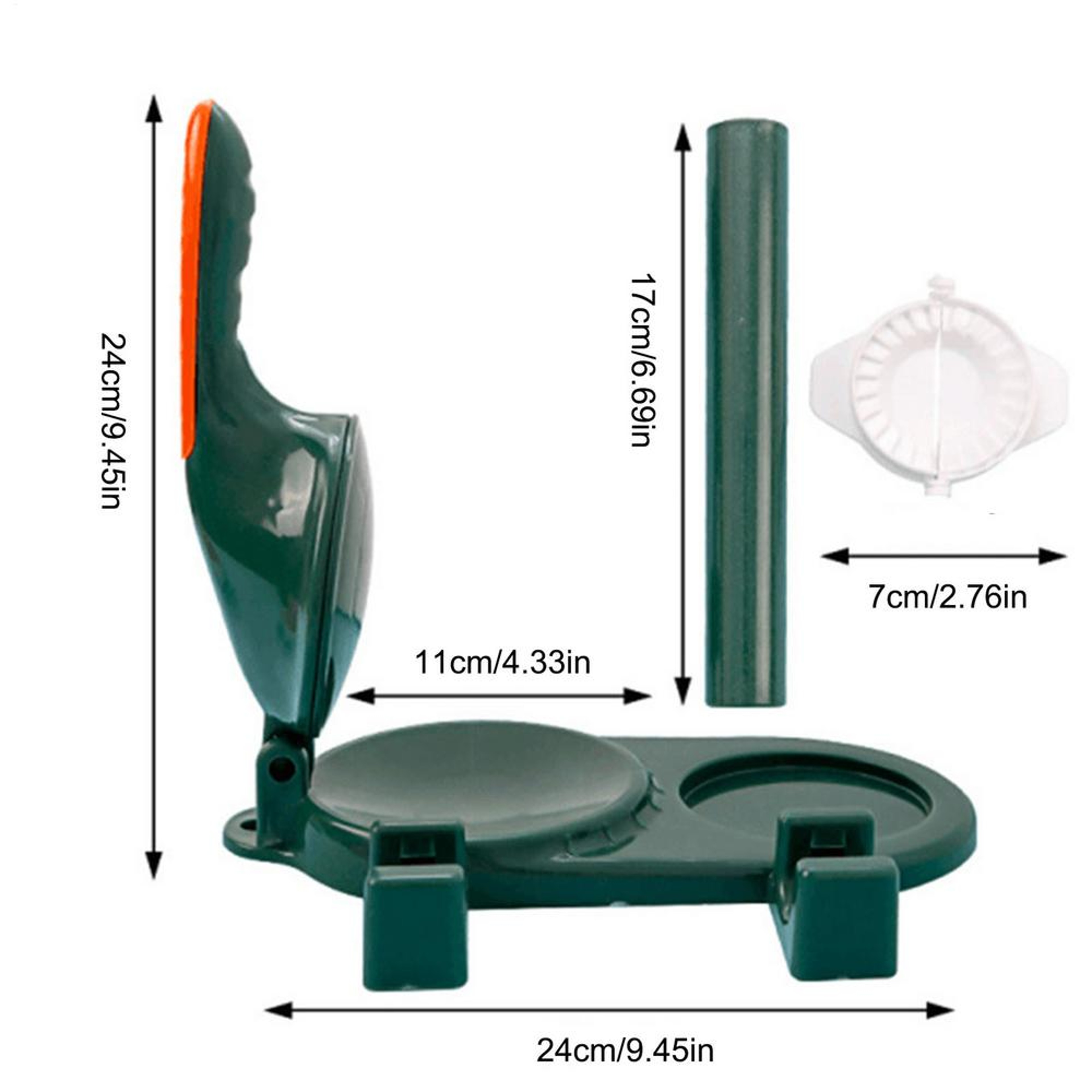 Manual Dumpling Maker  Dough Presser Easy Homemade Dumpling Press 7