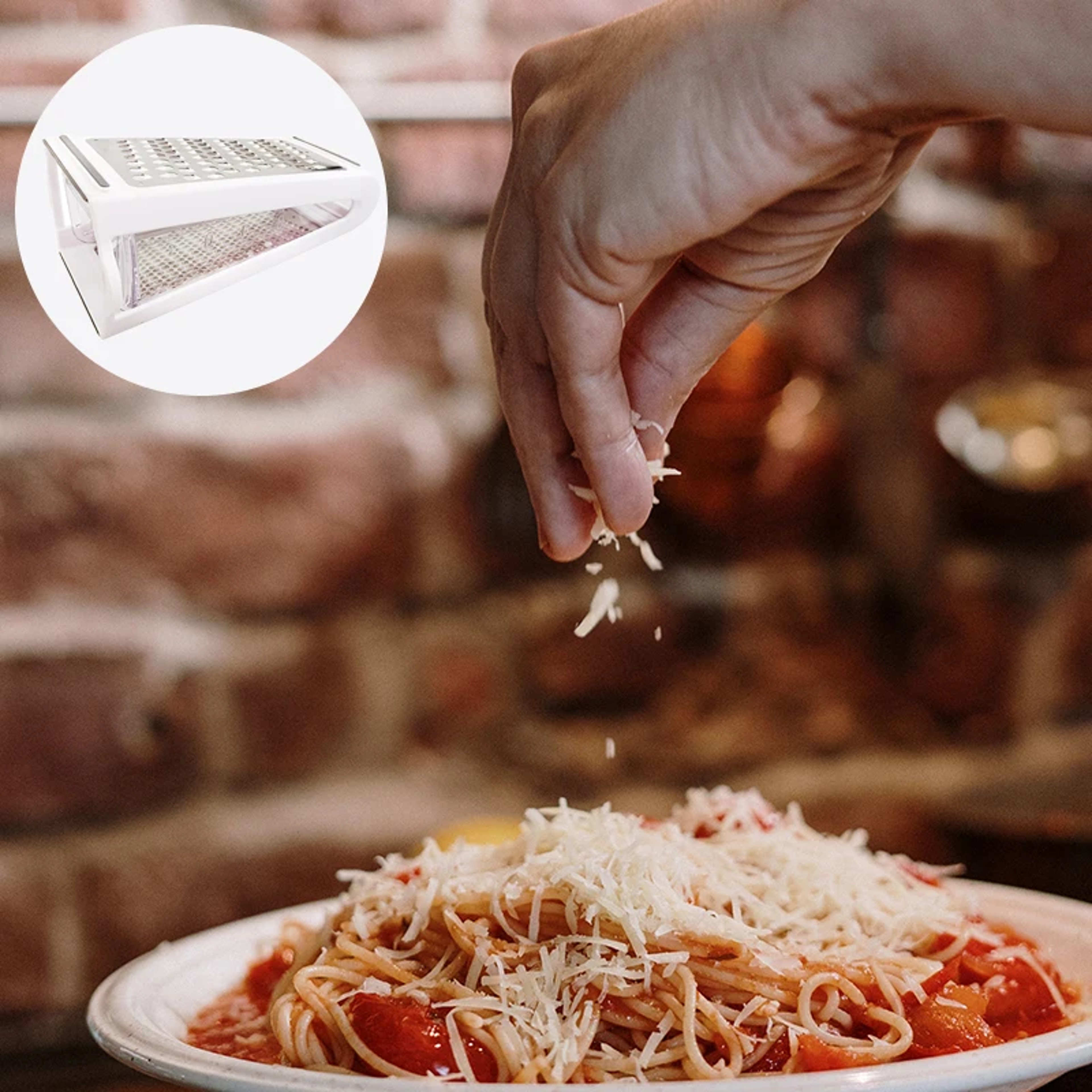 Double Sided Vegetable & Cheese Grater with Container Stainless Kitchen Tool – view 6