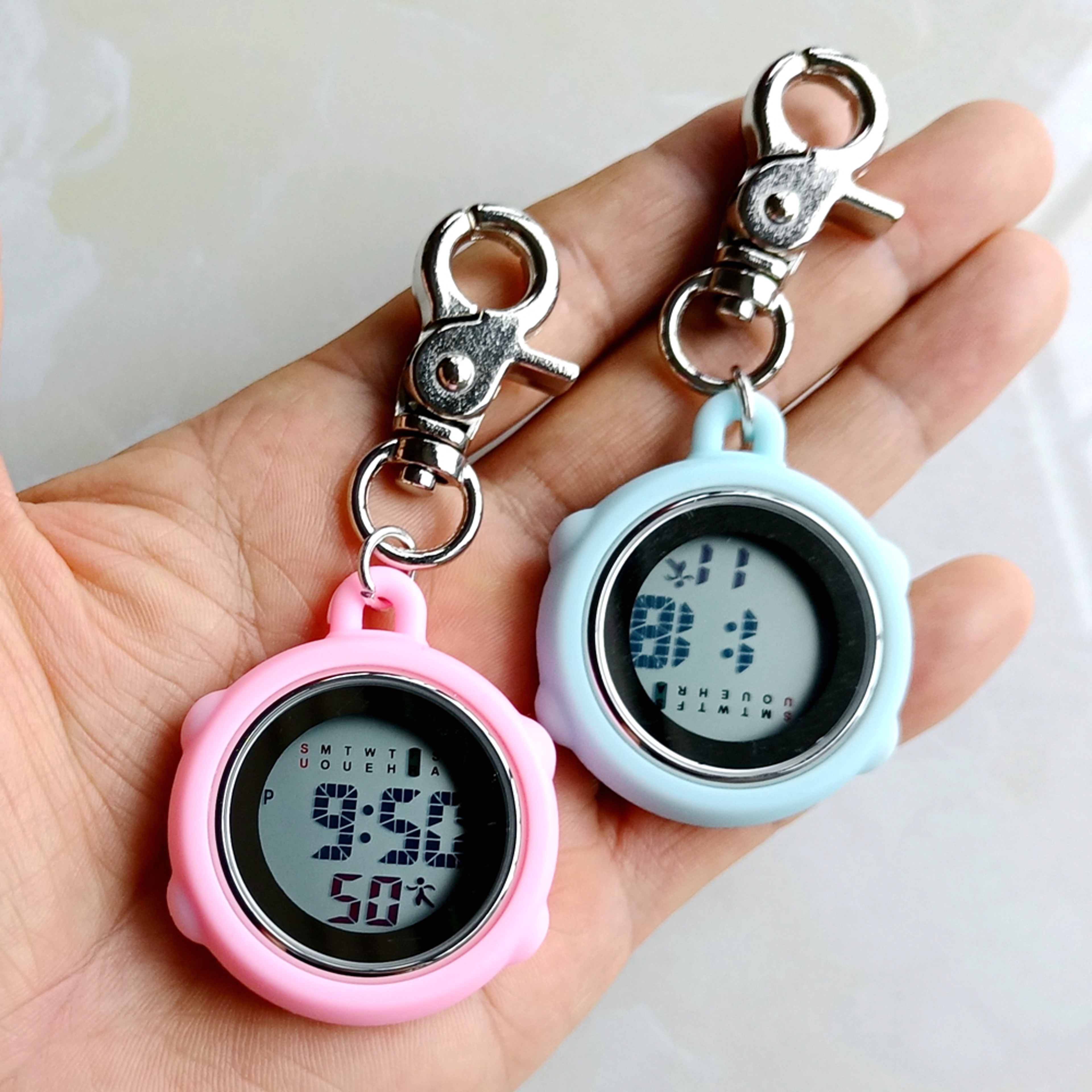 Multifunctional Digital Pocket Watch Keychain For Nurses  Students 1
