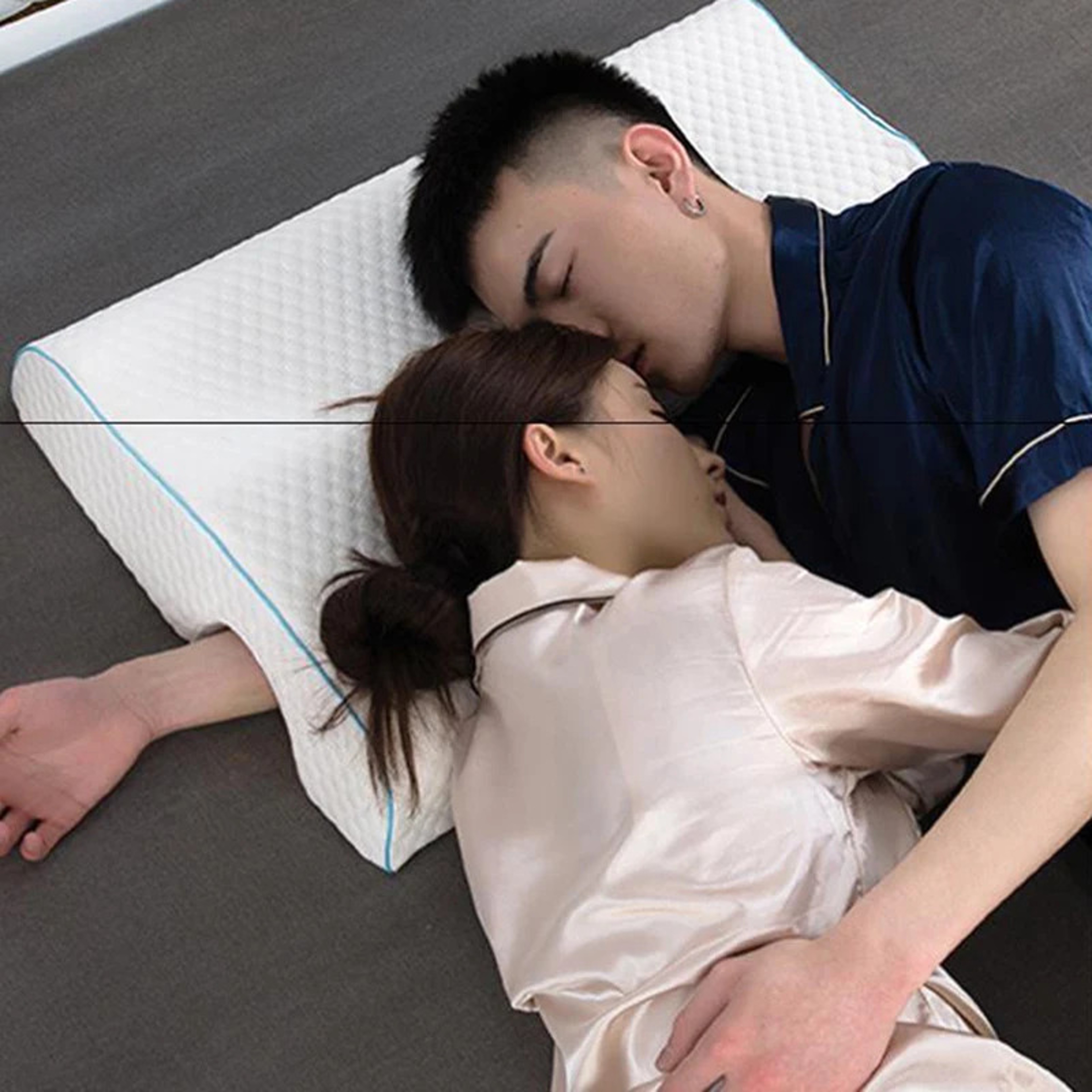 Arched Couples Memory Foam Pillow For Hand  Cervical Support 3