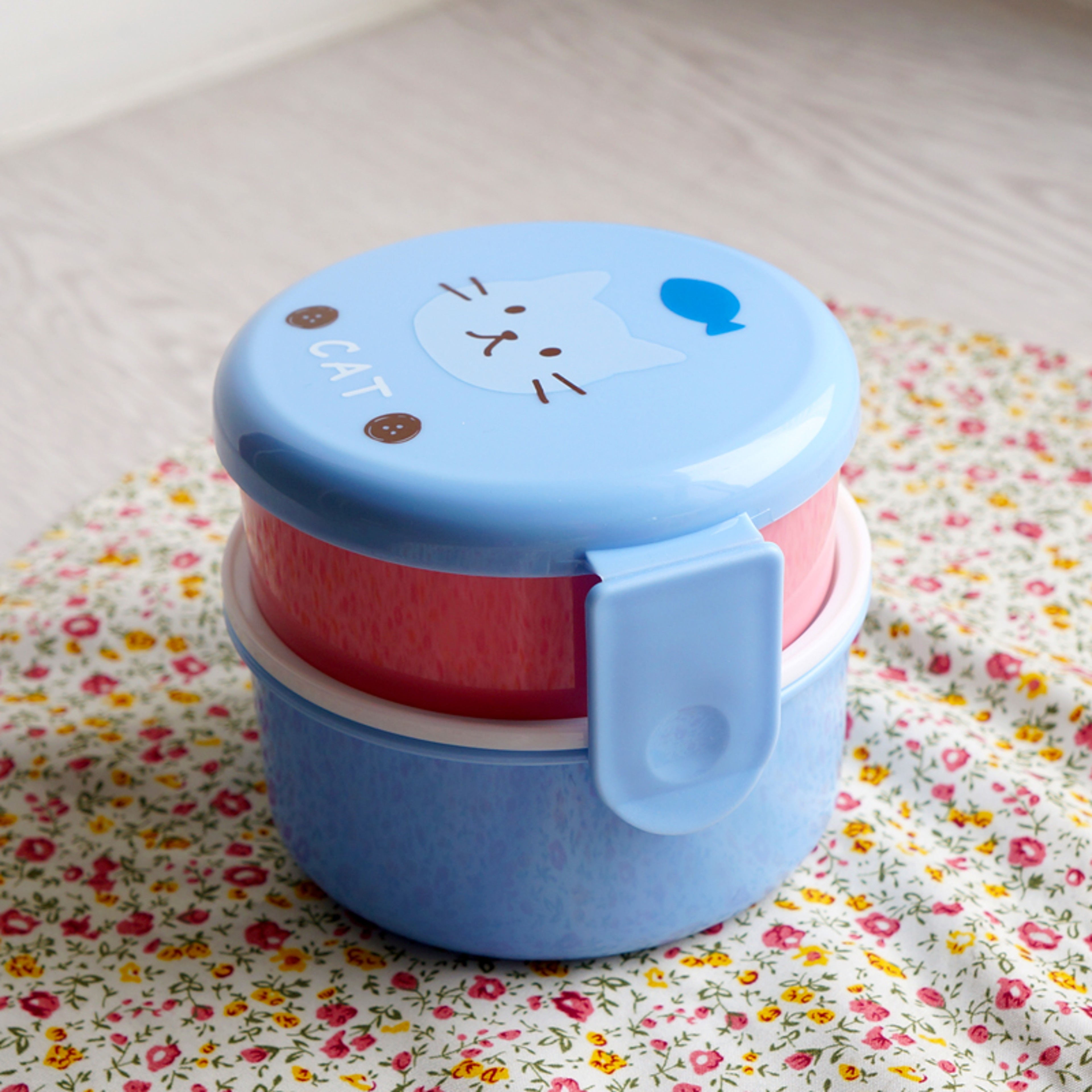 Premium Kids Lunch Box Cute Animal Double Layer Bento Box 7