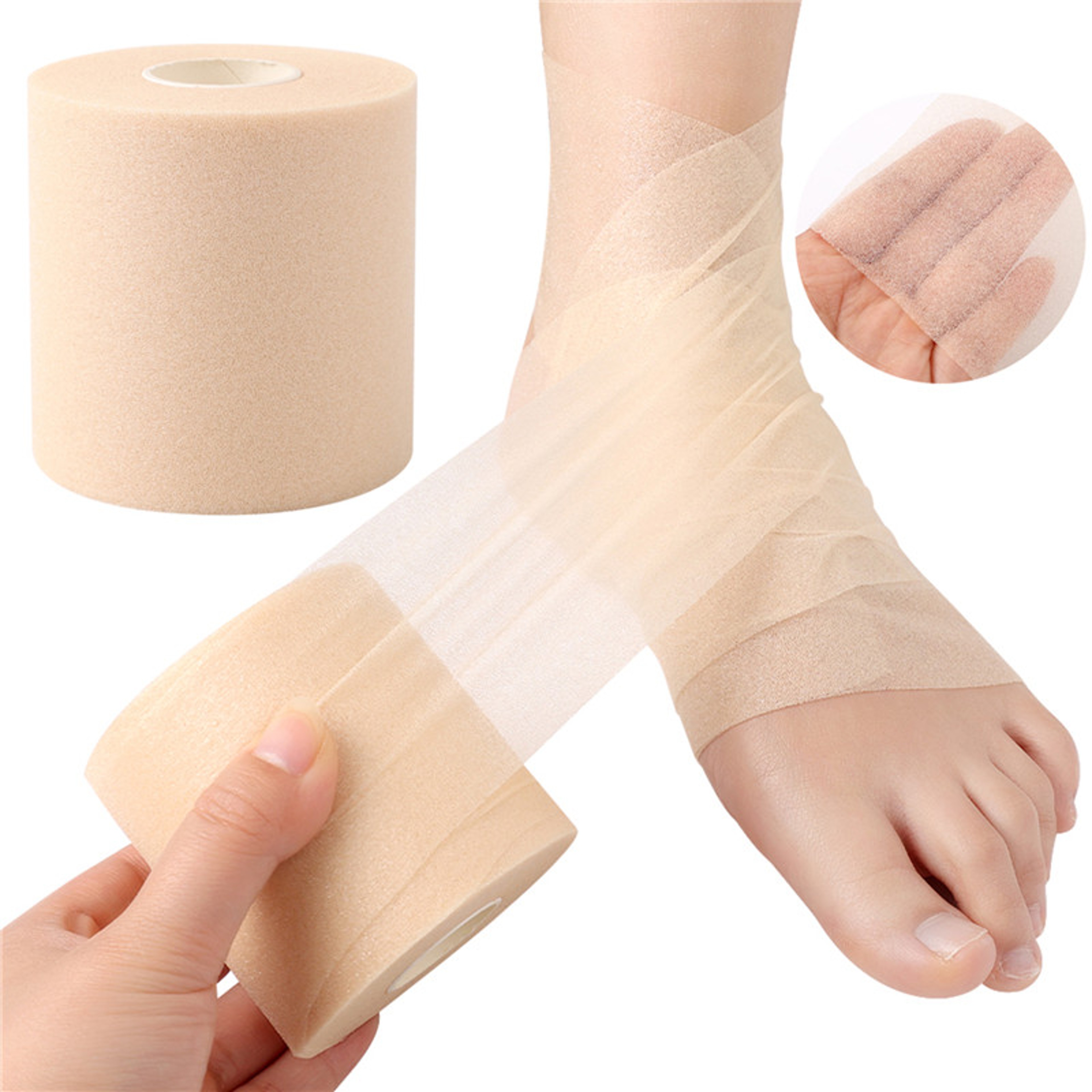 Premium Foam Underwrap Sports Bandage for Elbow & Knee Support – view 6