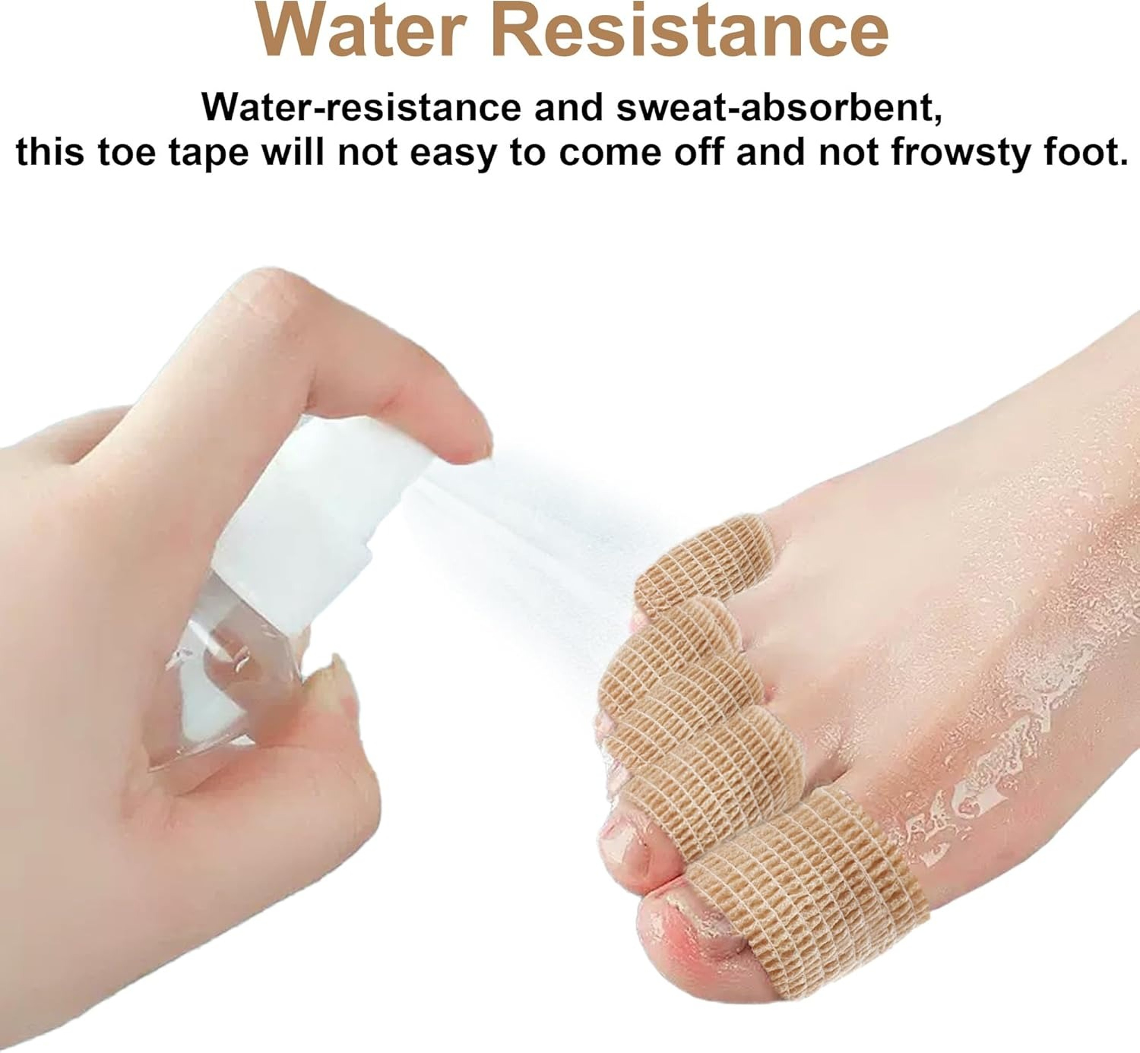 Premium Self Adhesive Toe Support Wrap For Pain Relief  Protection 5