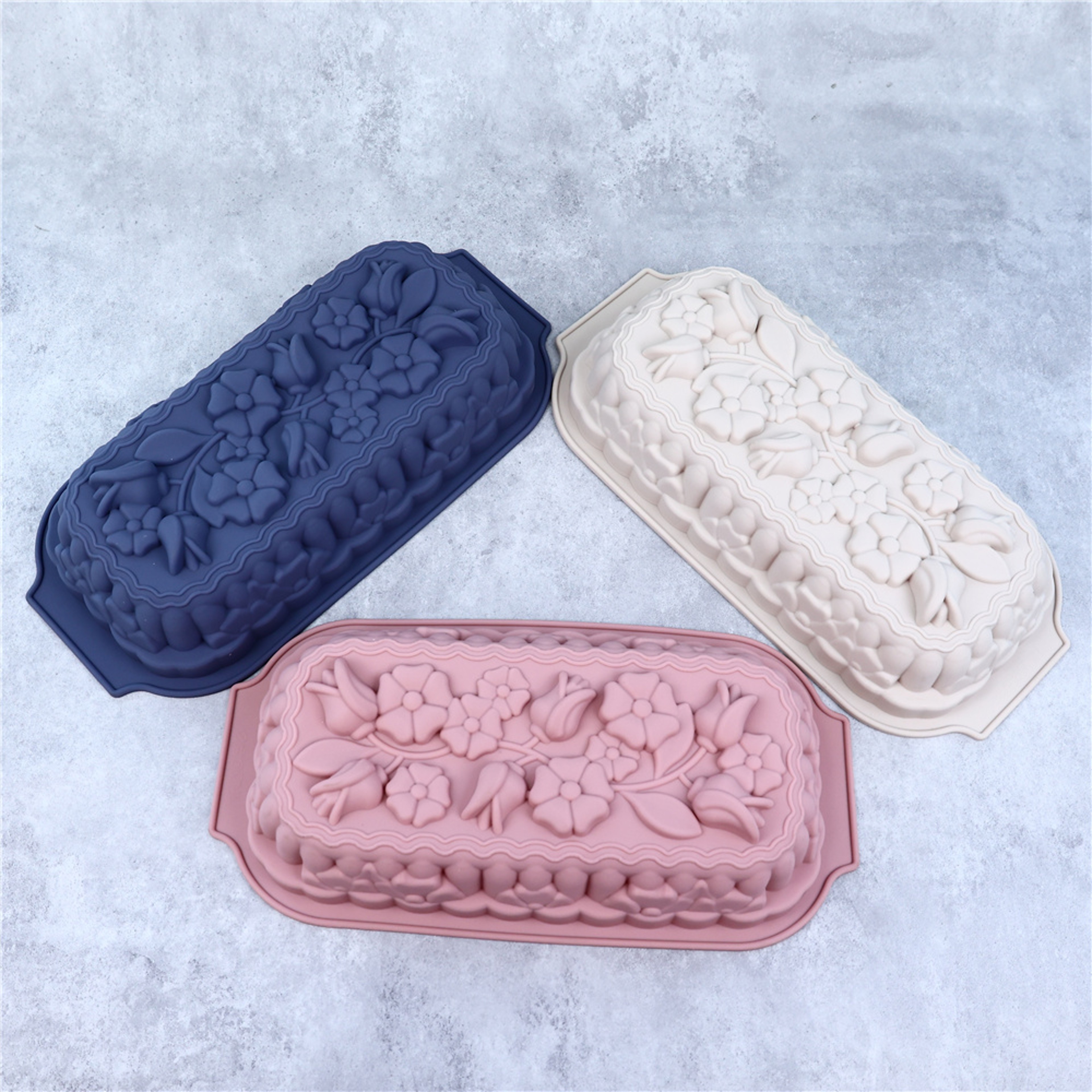 Tulip Blossom Silicone Cake Mold Flower Dessert Bakeware Pan 2