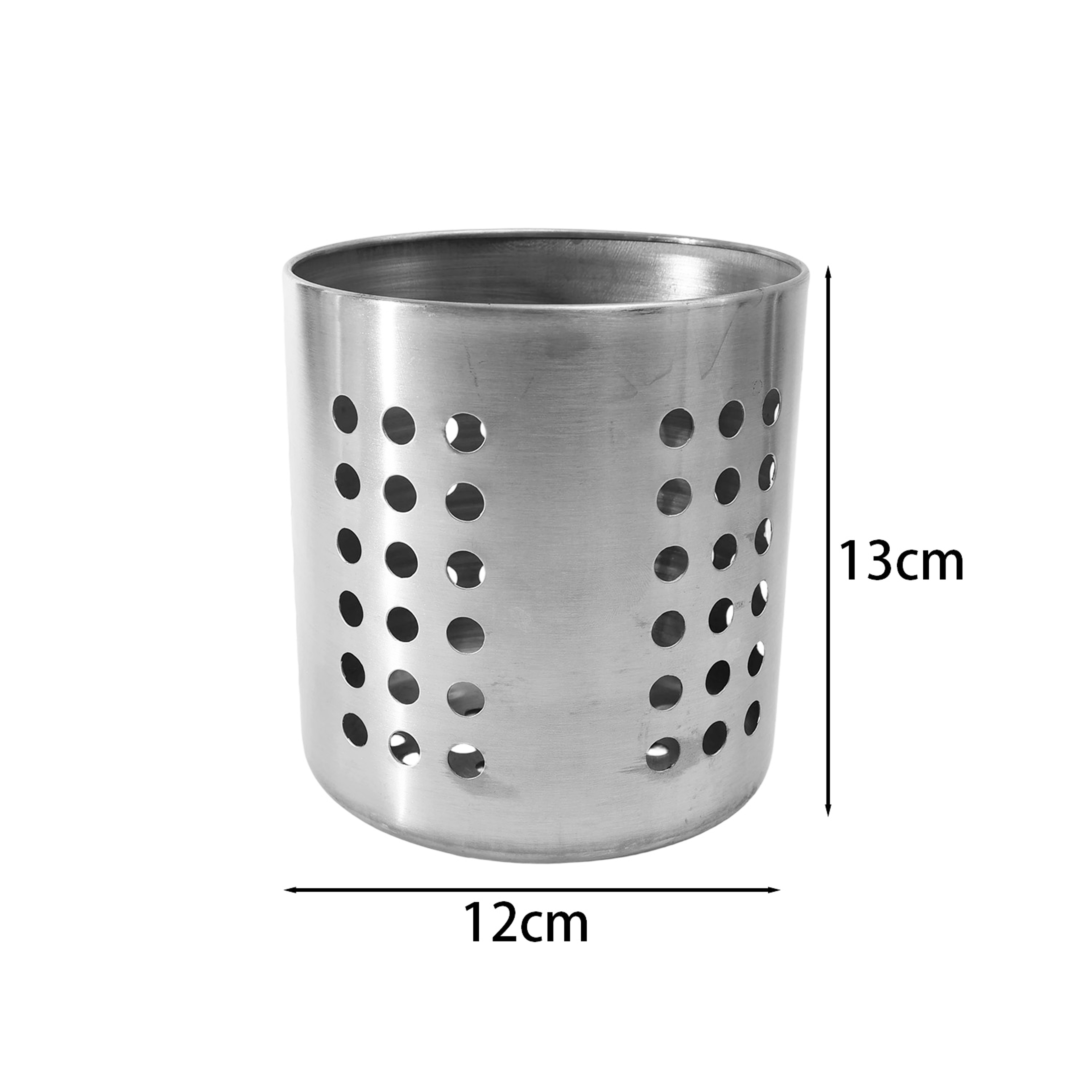 Stainless Steel Cutlery Holder Drainer & Large Capacity Kitchen Utensil Organizer Container – view 8