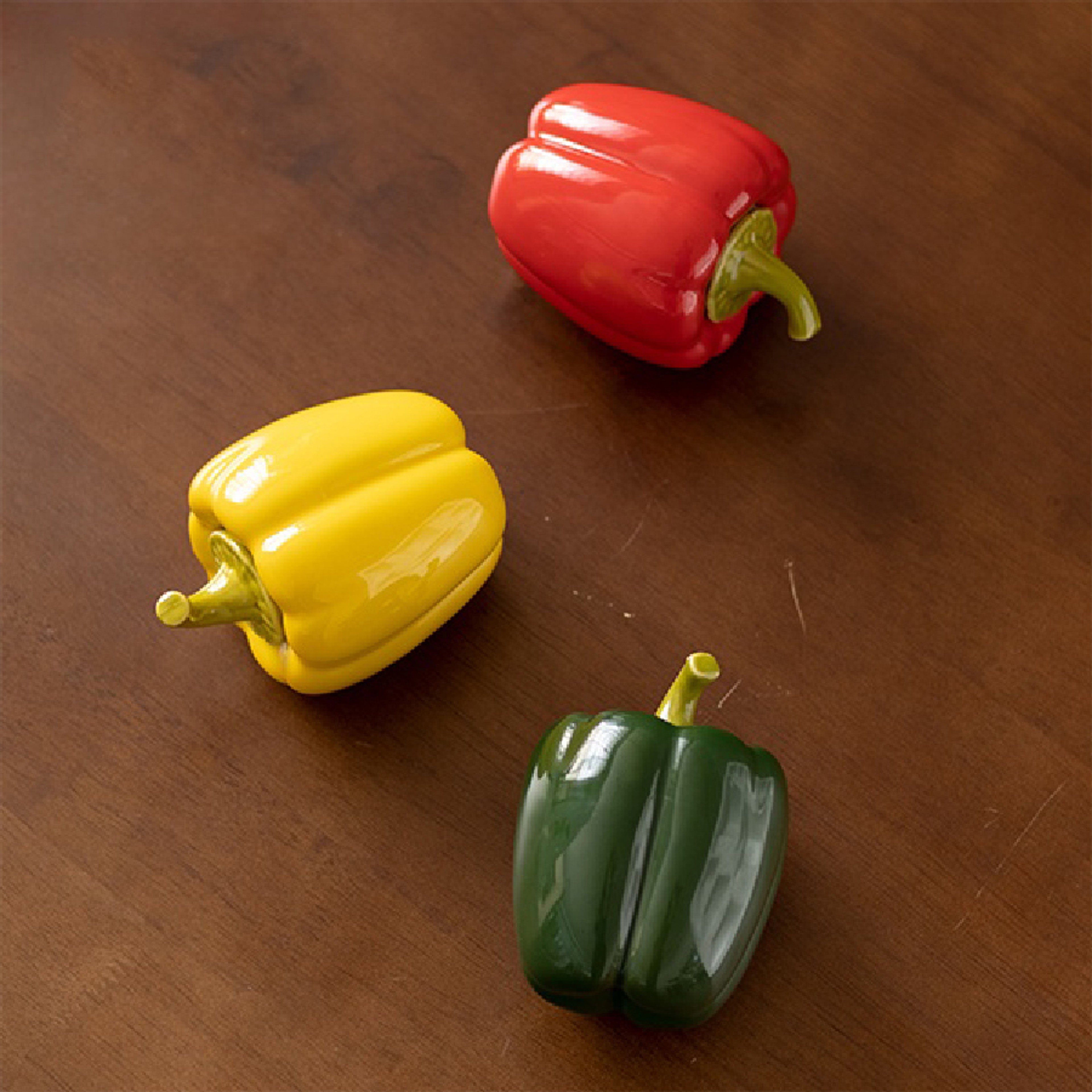 Chili Ceramic Tea Jar Airtight Spice Canister  Creative Home Decor Countertop Storage Pot 5