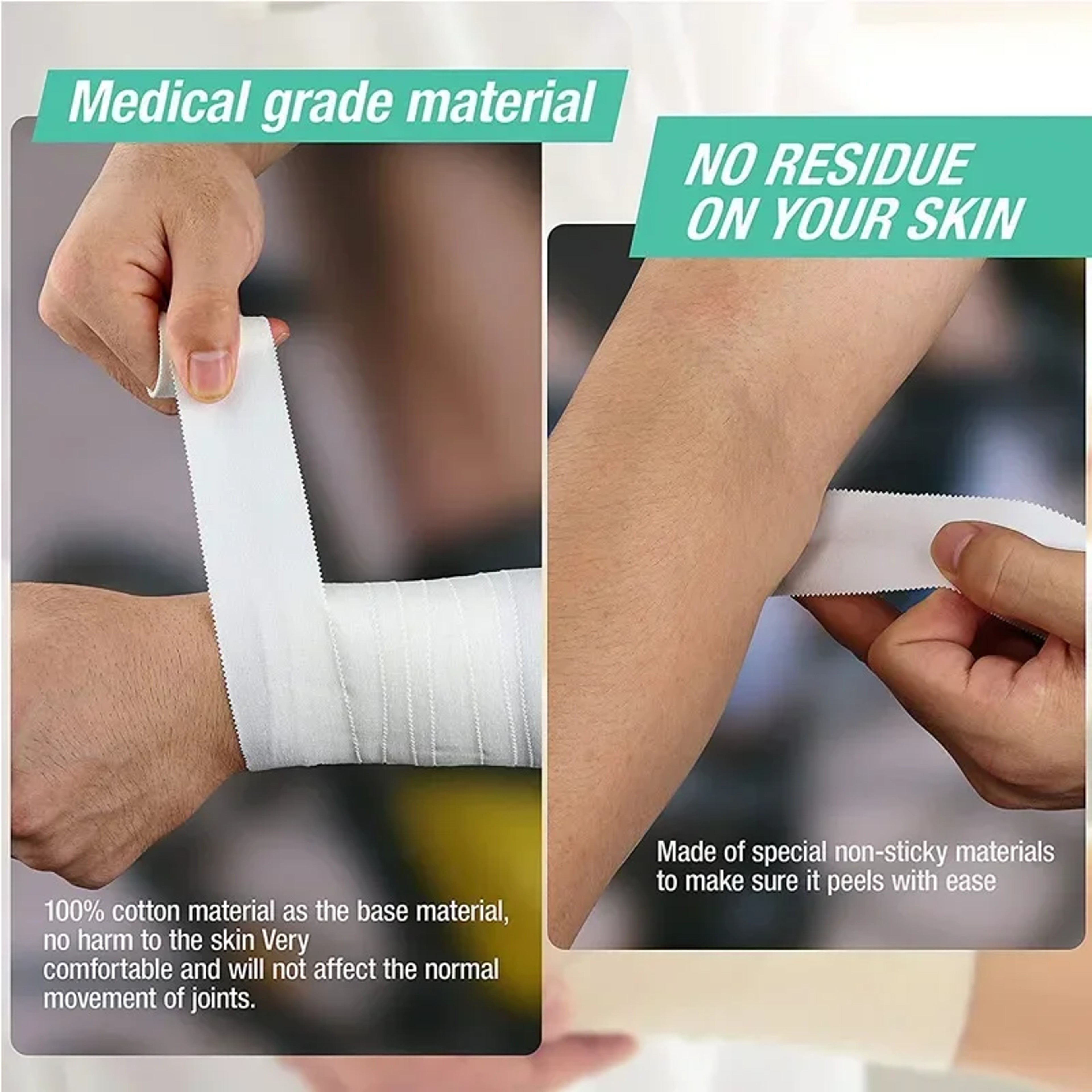 Athletic Sports Cotton Tape For Muscle  Joint Support Knee Wrist Finger Wrap 4