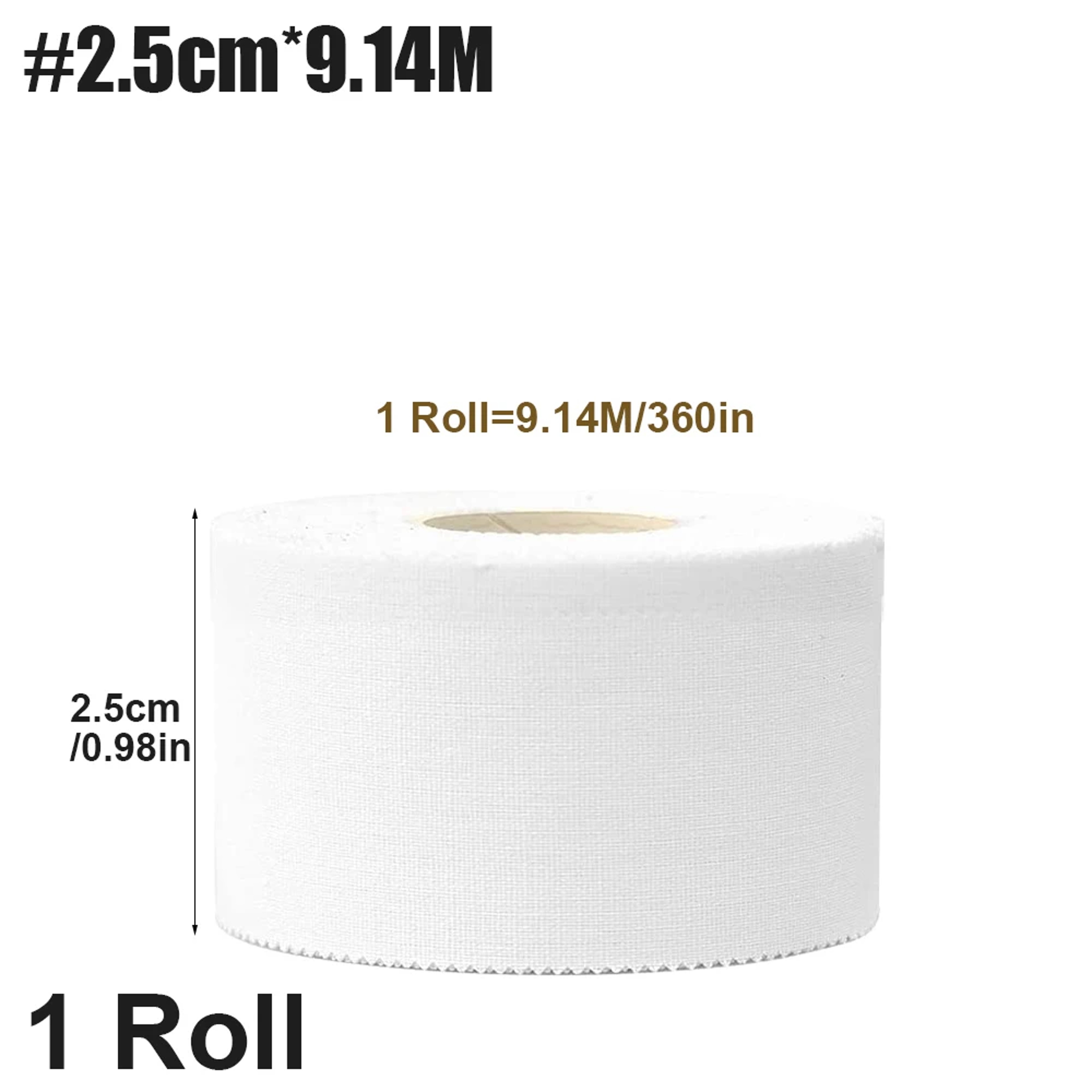 White Self Adhesive Kinesiology Tape For Sports  Injury Support 6
