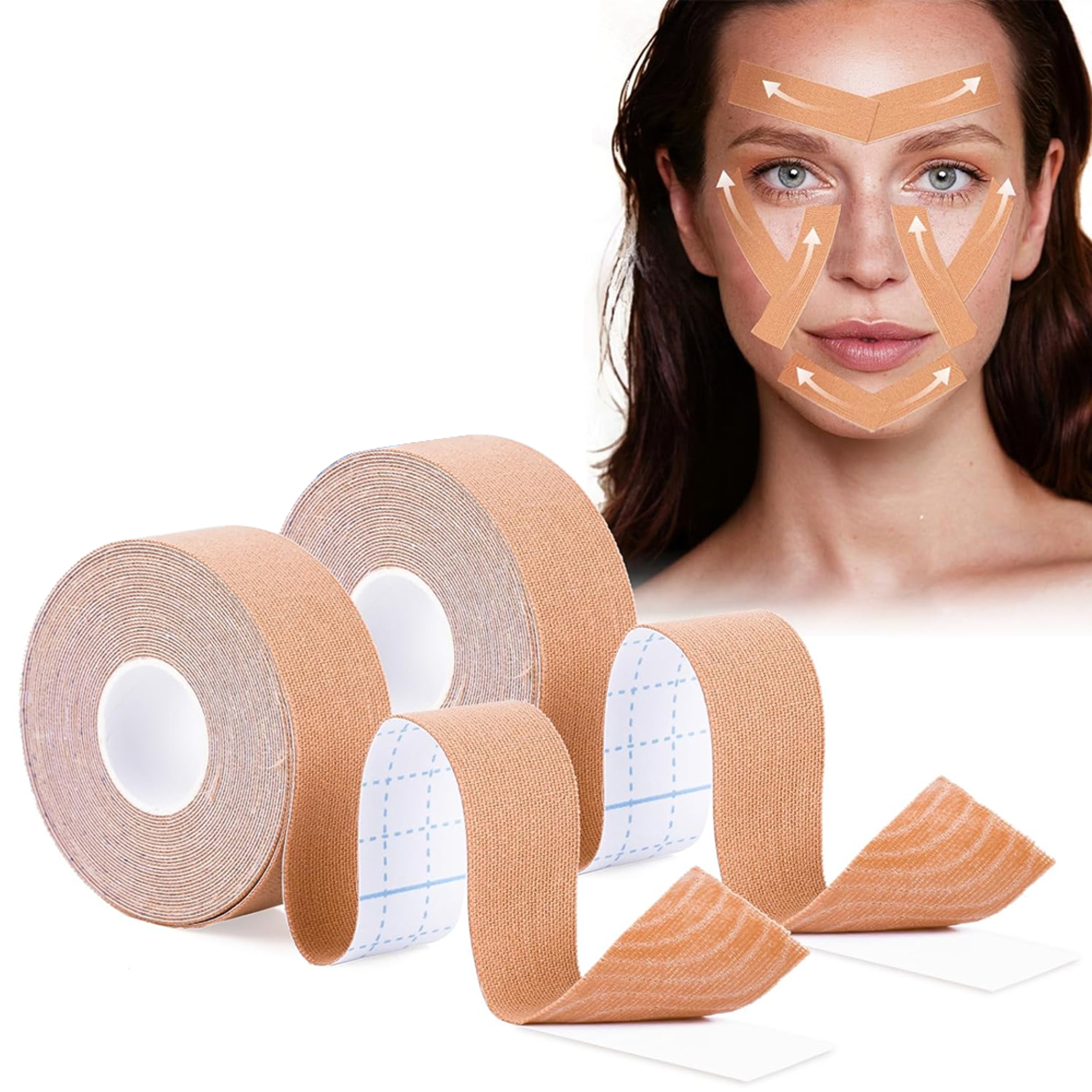V Line Face Lifting Kinesiology Tape for Neck & Wrinkle Care – view 4