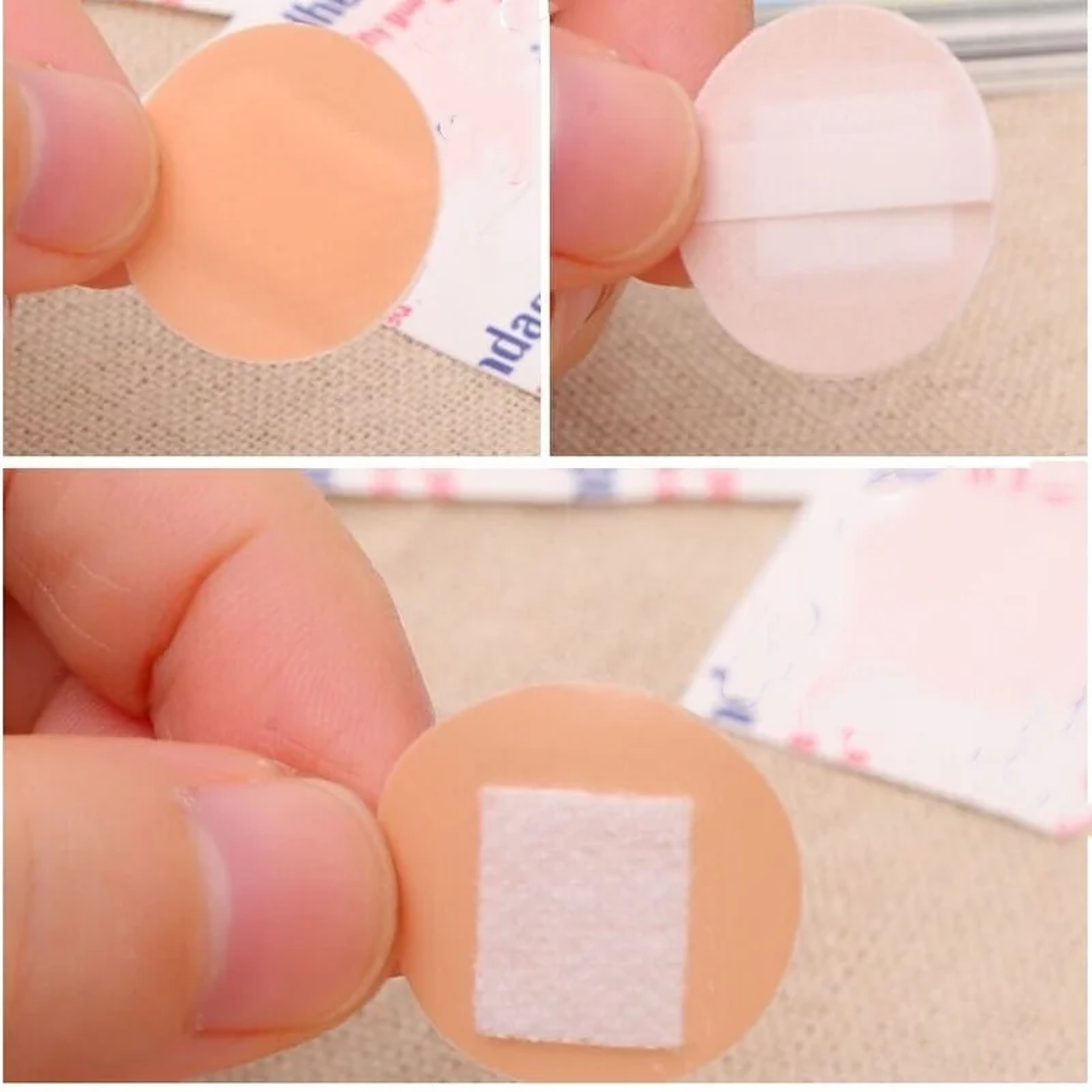 Mini Waterproof Bandages For Kids Round Cute First Aid Patches 4