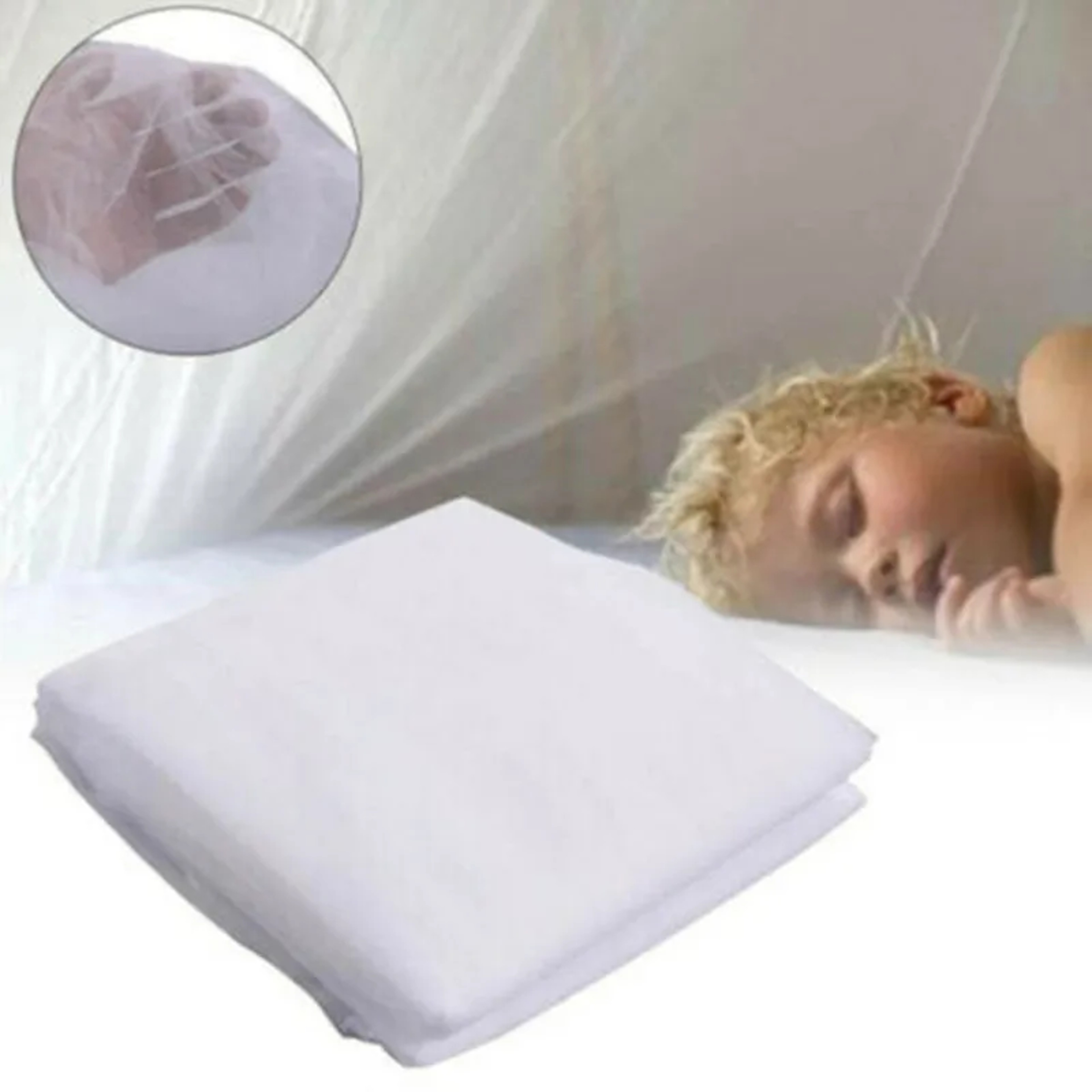 Four Door Mosquito Net for Bed Breathable Camping Insect Proof Canopy – view 5