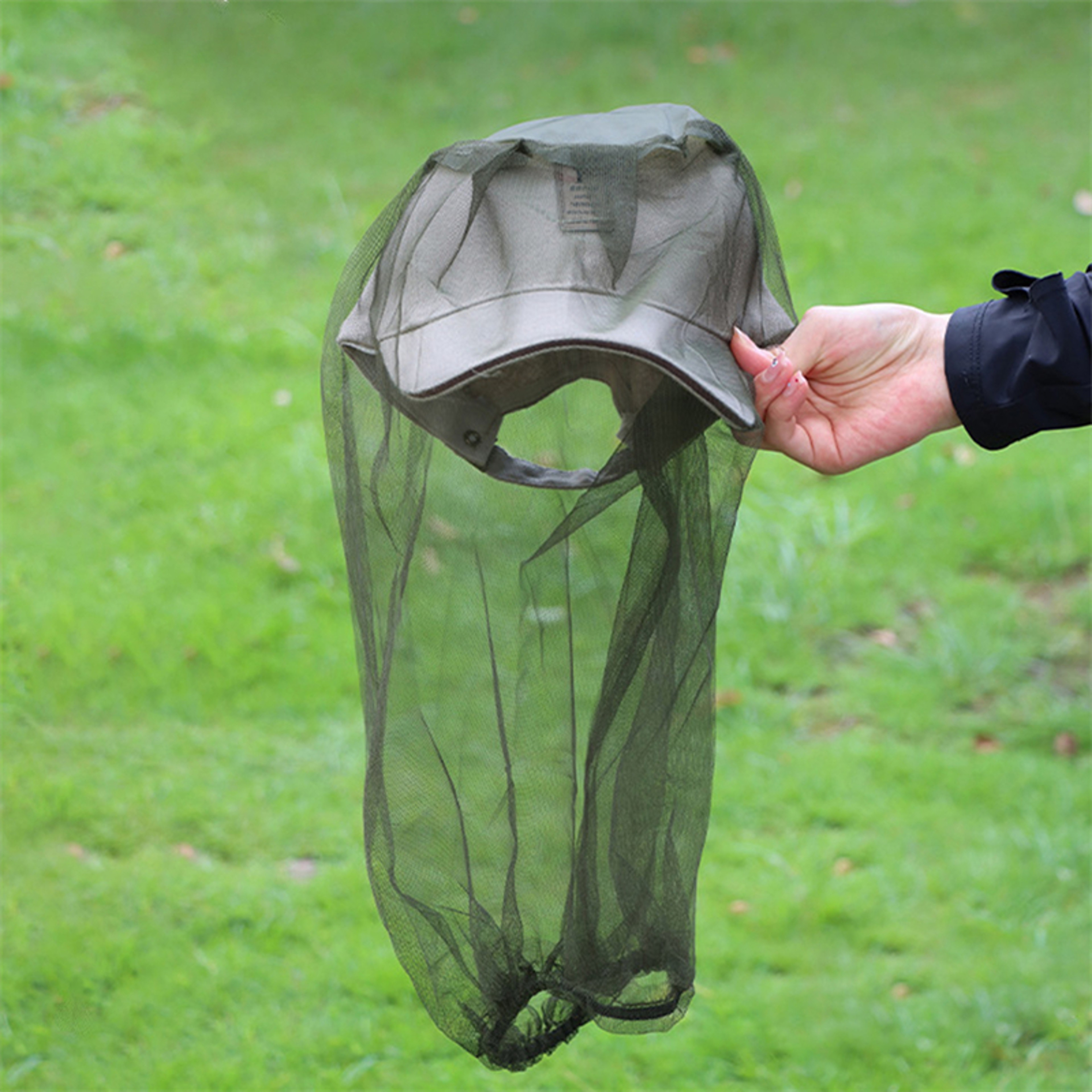 Mosquito Net Hat with Bug Mesh Head Net for Fishing Camping and Hiking – view 1