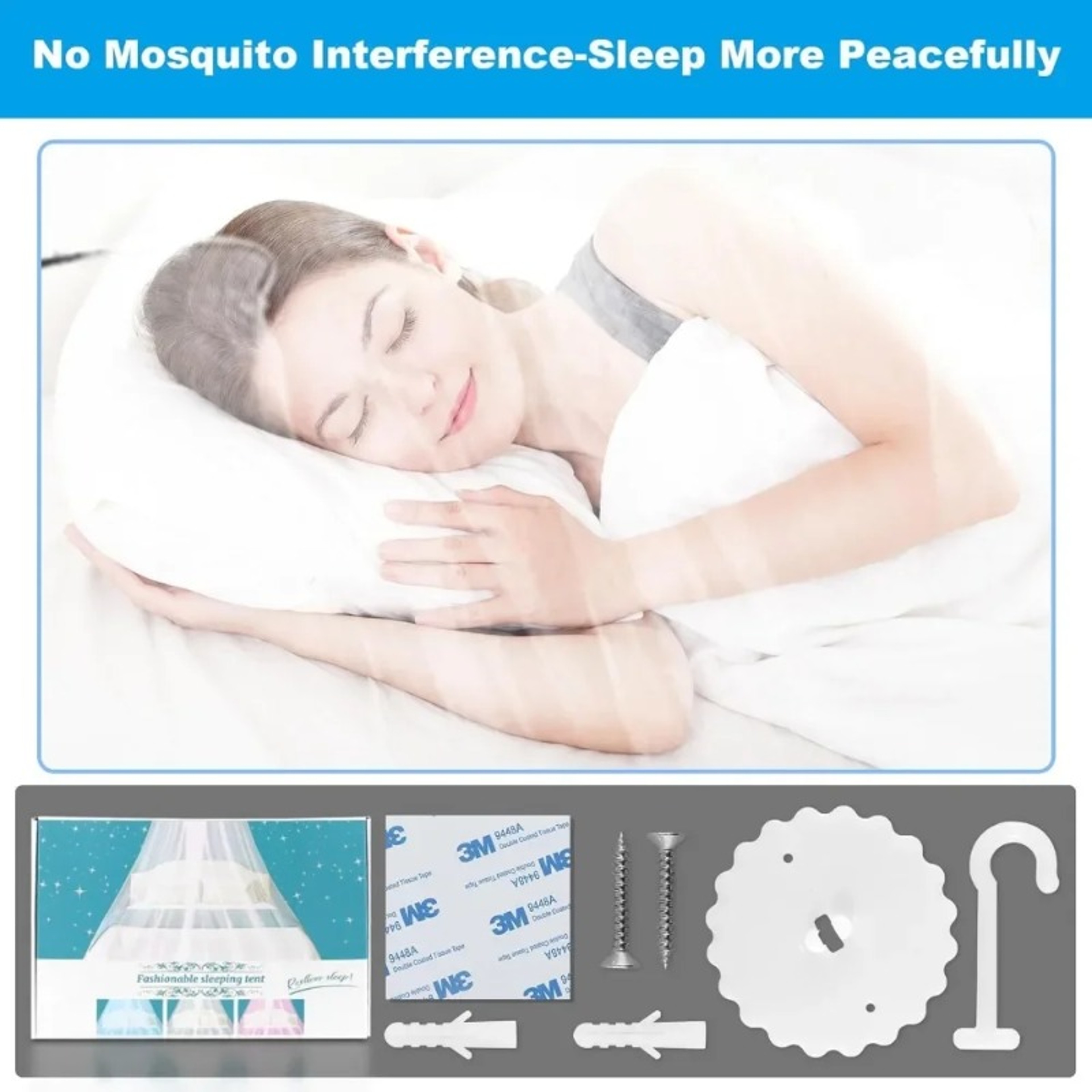 Portable Mosquito Net For Bed And Camping Bug Protection 3