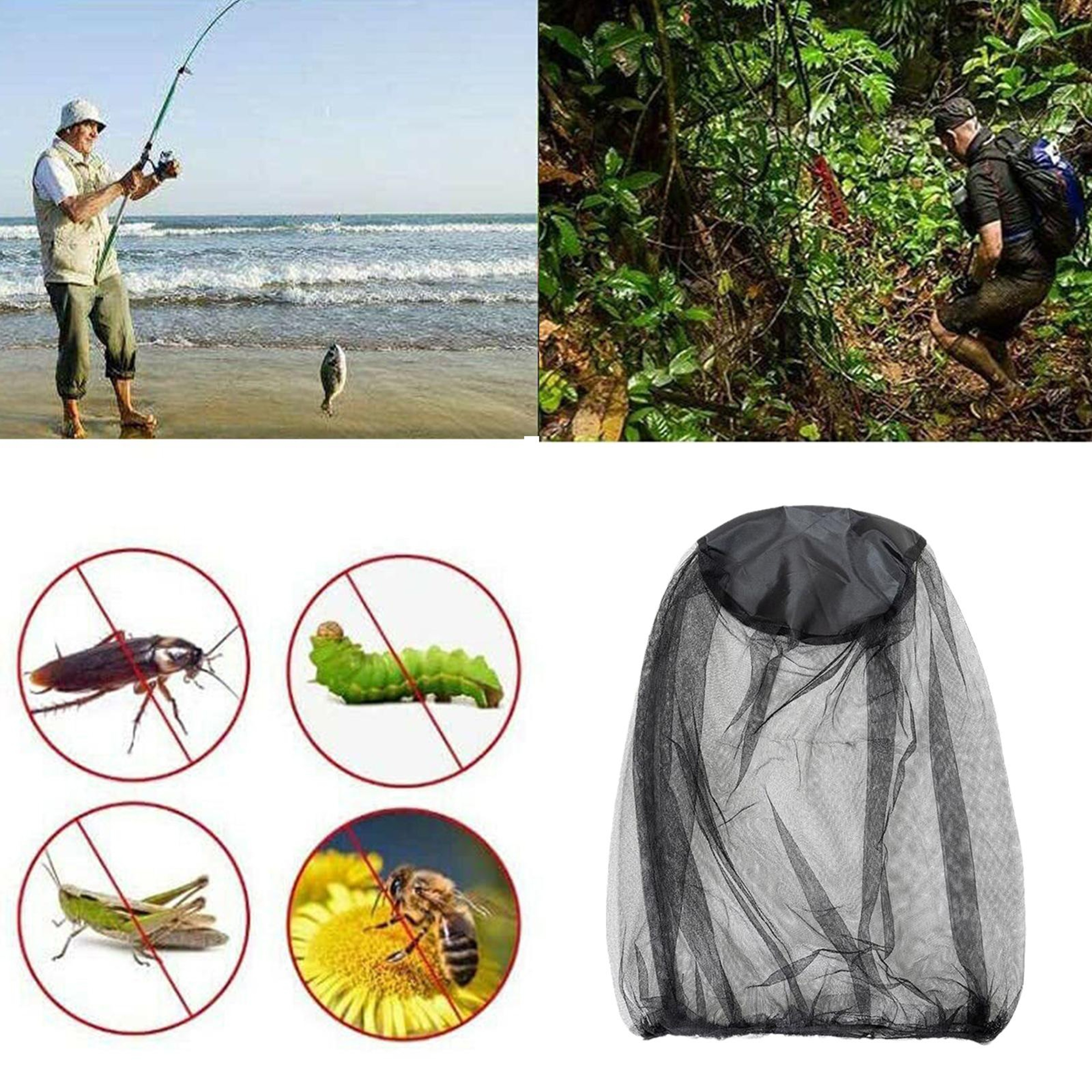 Mosquito Net Hat With Bug Mesh Head Net For Fishing Camping And Outdoor Protection 3