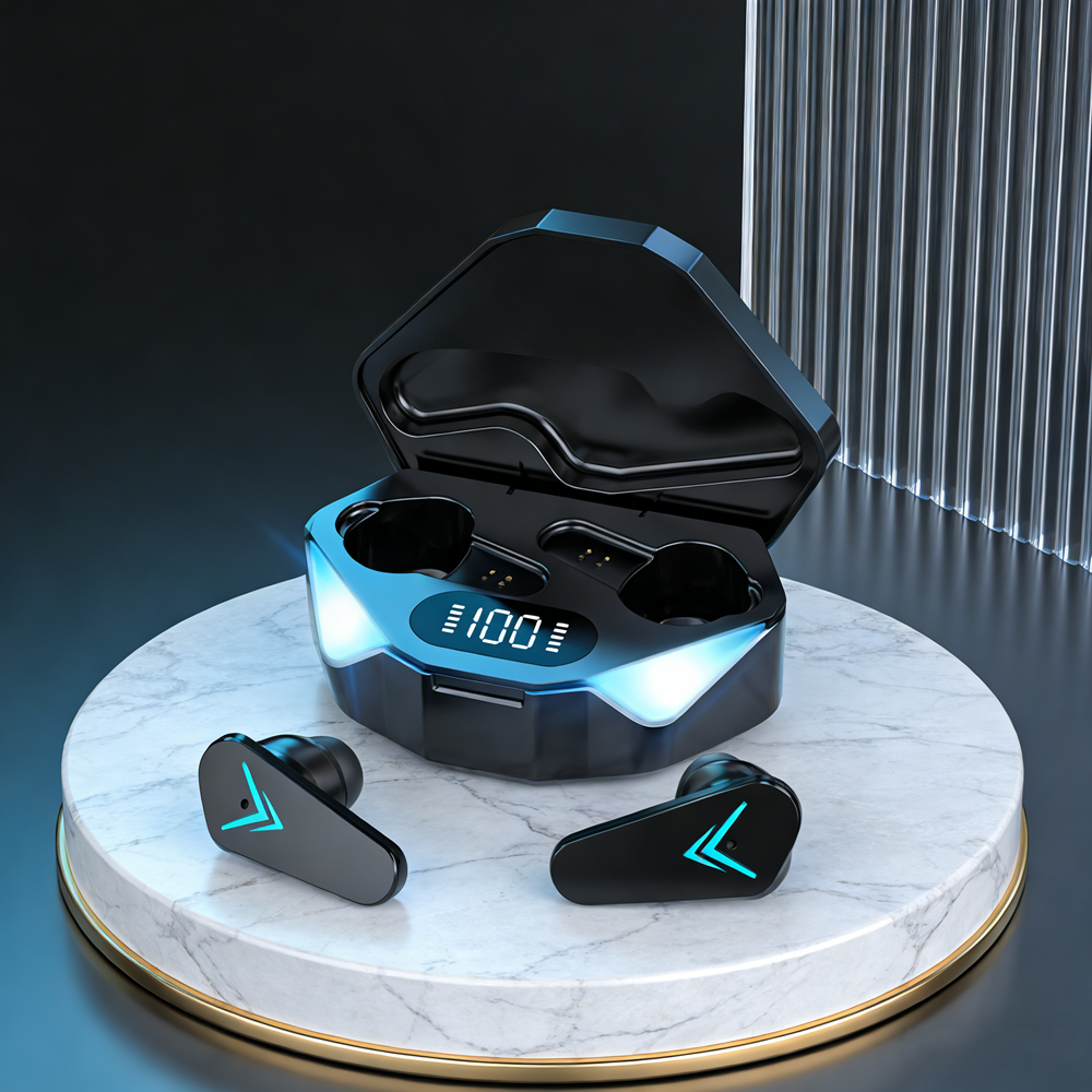 Wireless Gaming Earbuds Bluetooth Headset with Microphone for Smartphones – view 2