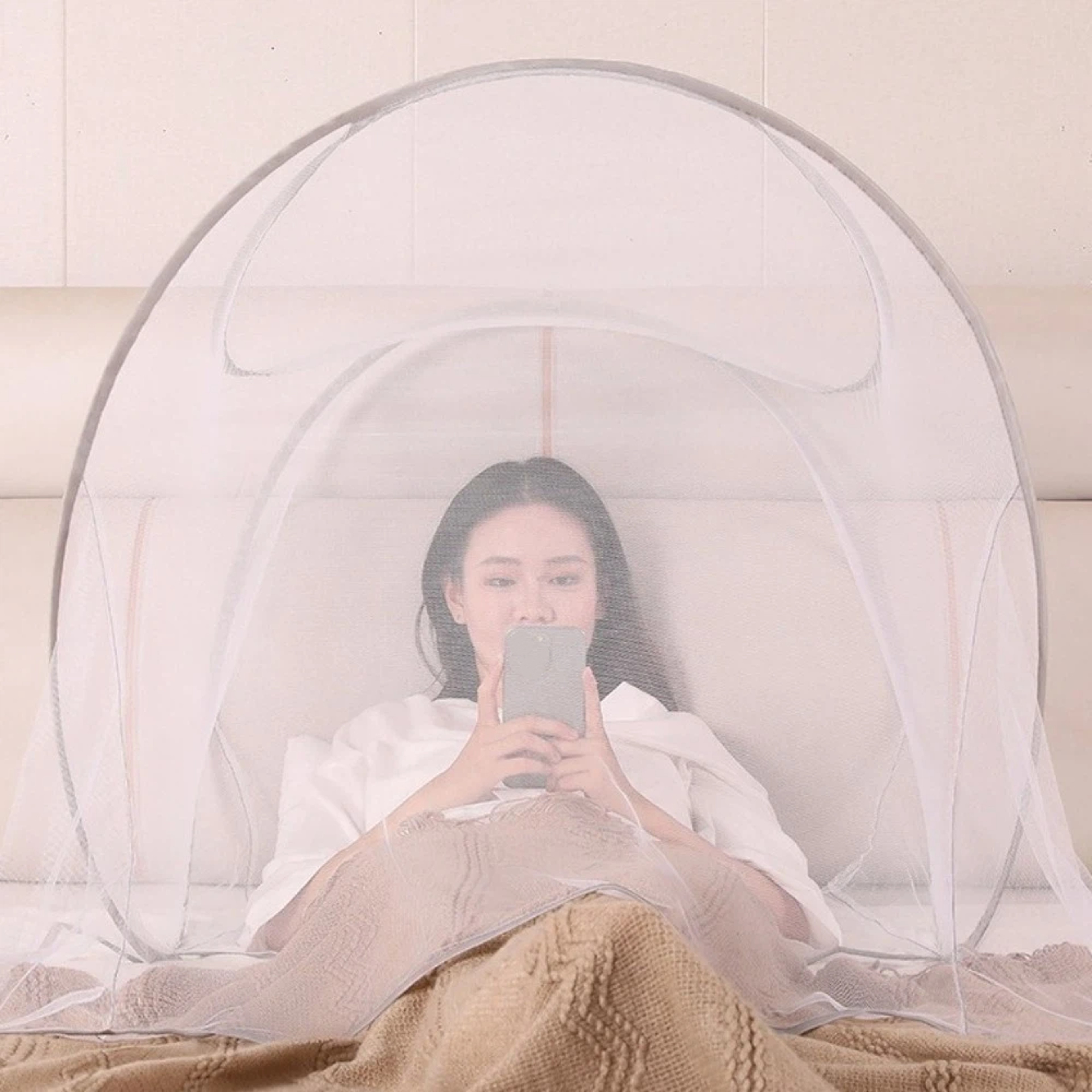 Foldable Mosquito Head Net for Sleeping Travel and Camping – view 4