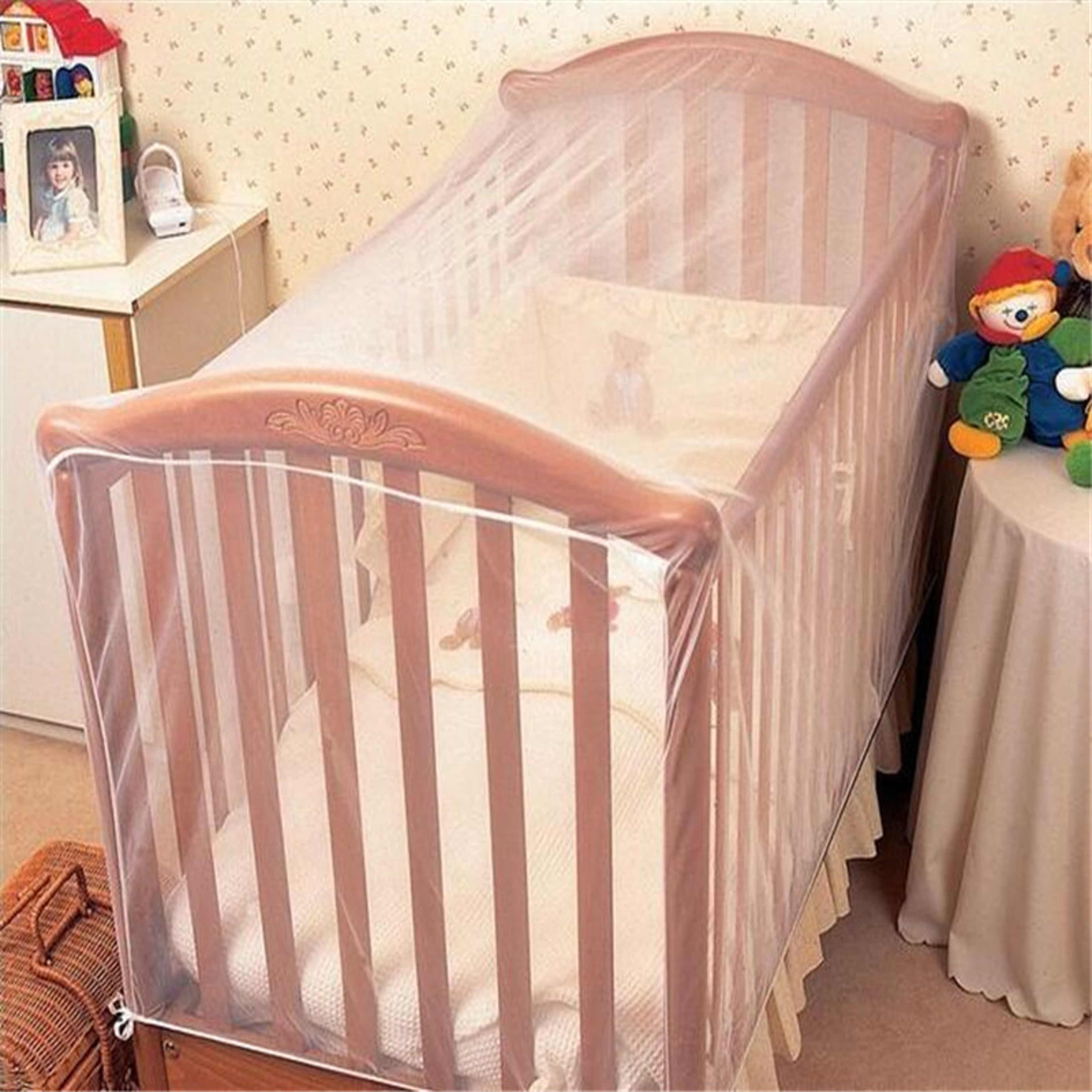 Adjustable Mosquito Net Stand Holder for Bed and Baby Crib Canopies – view 7
