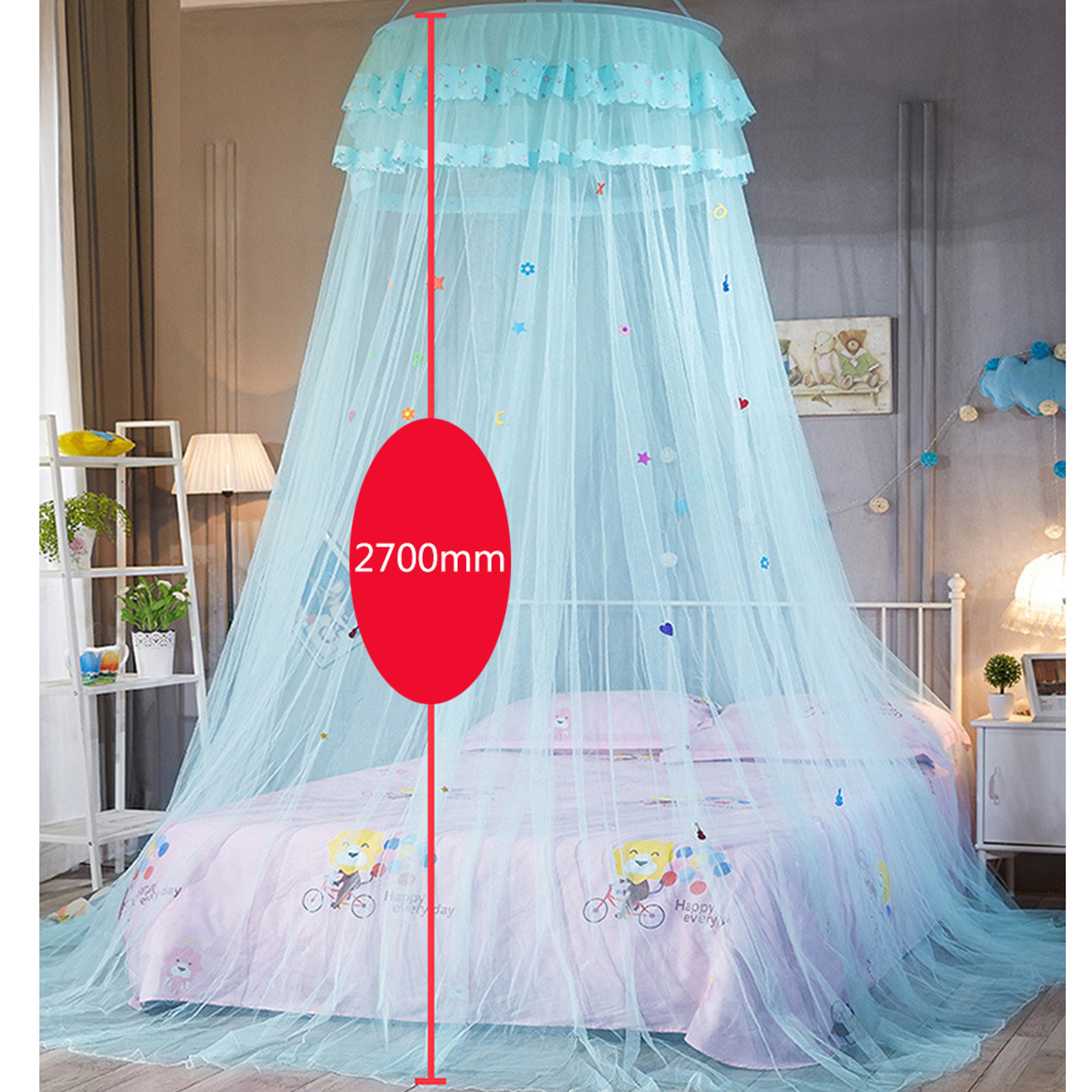 Lace Dome Bed Canopy Mosquito Net for Kids Nursery and Girls Room Decor – view 4