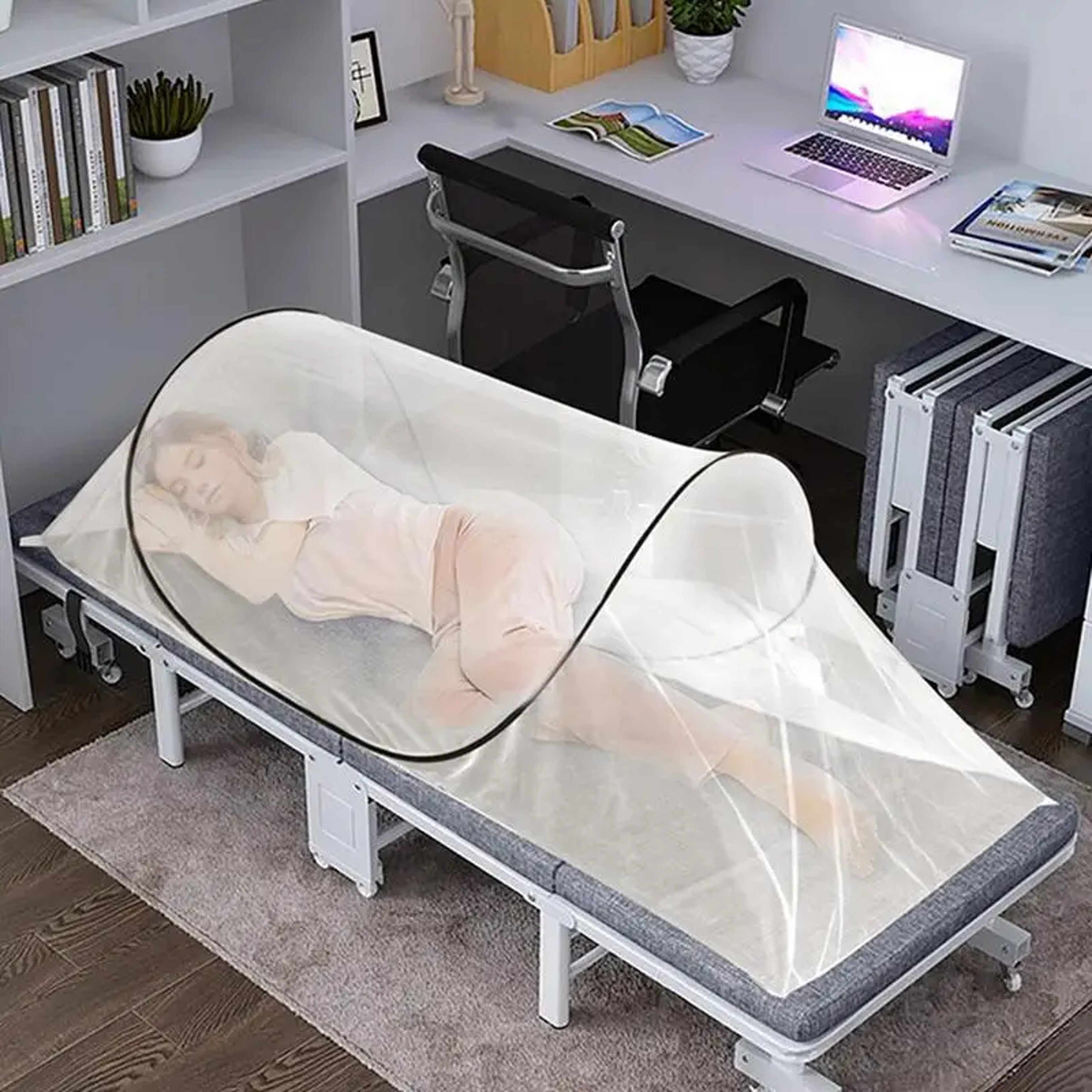 Portable Foldable Camping Mosquito Net Bed Tent for Travel and Picnics – view 4