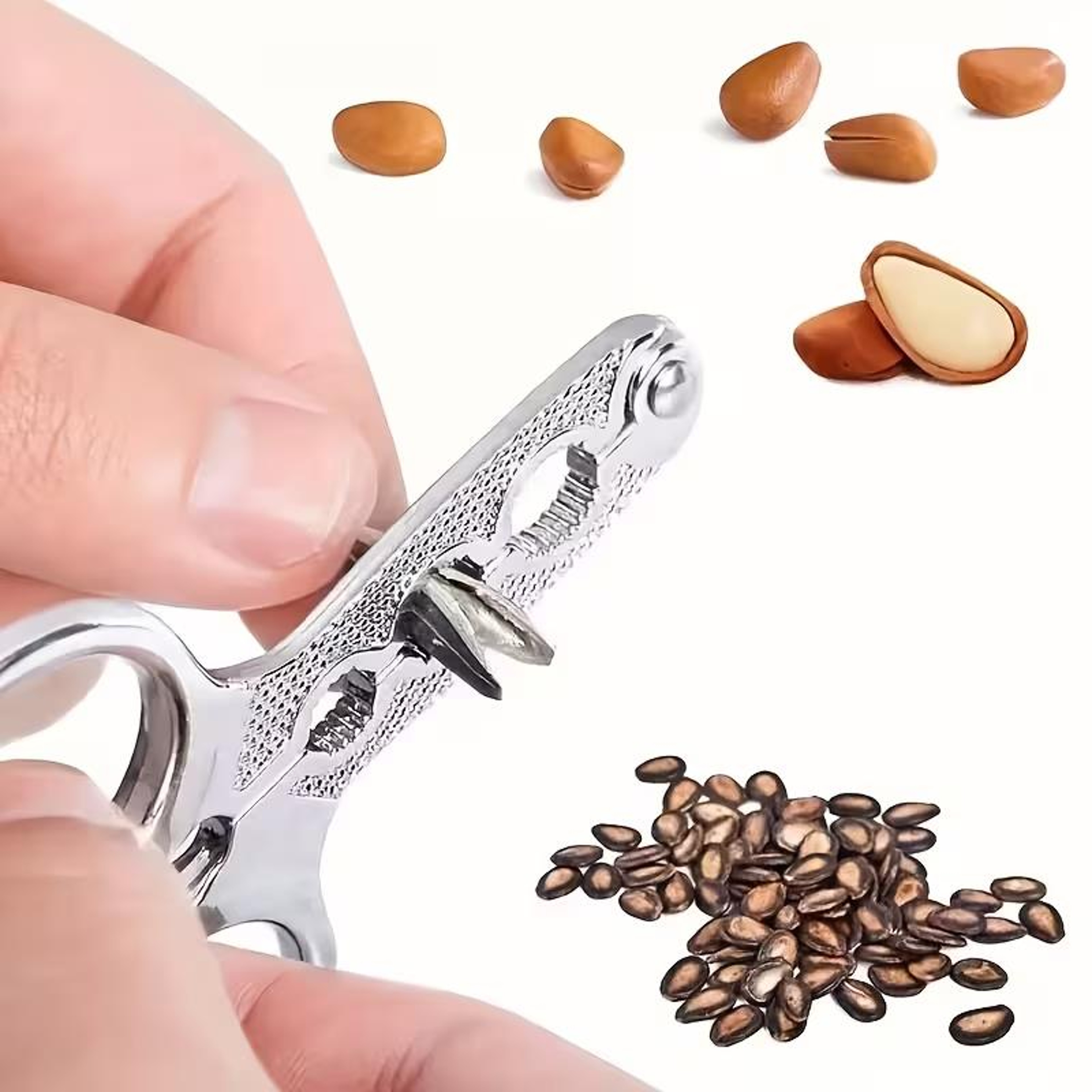 Easy Nut Shelling Pliers for Sunflower Seeds Pine Nuts and Hazelnuts – view 4