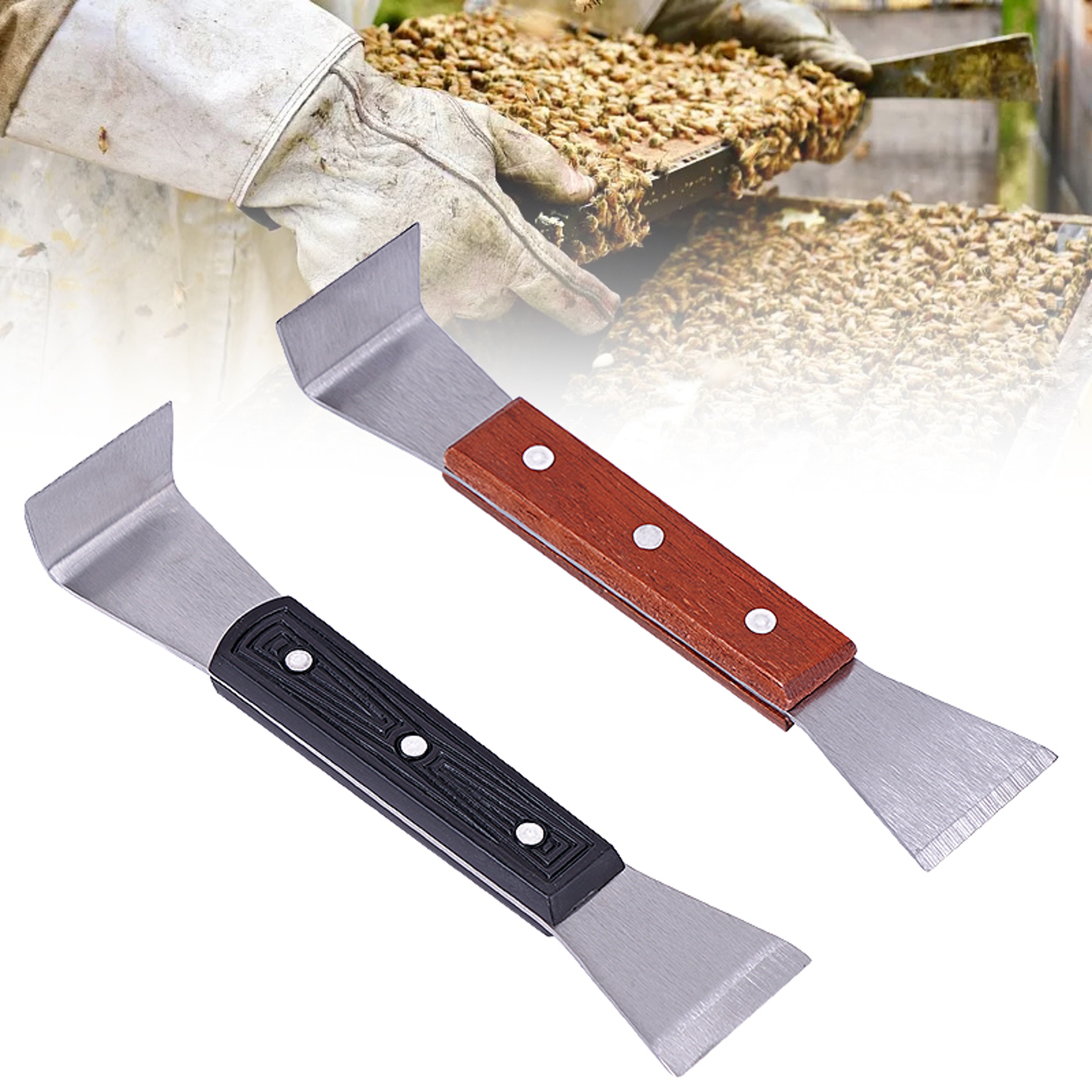 Stainless Steel Beekeeping Scraper And Bee Frame Lifter Tool 0