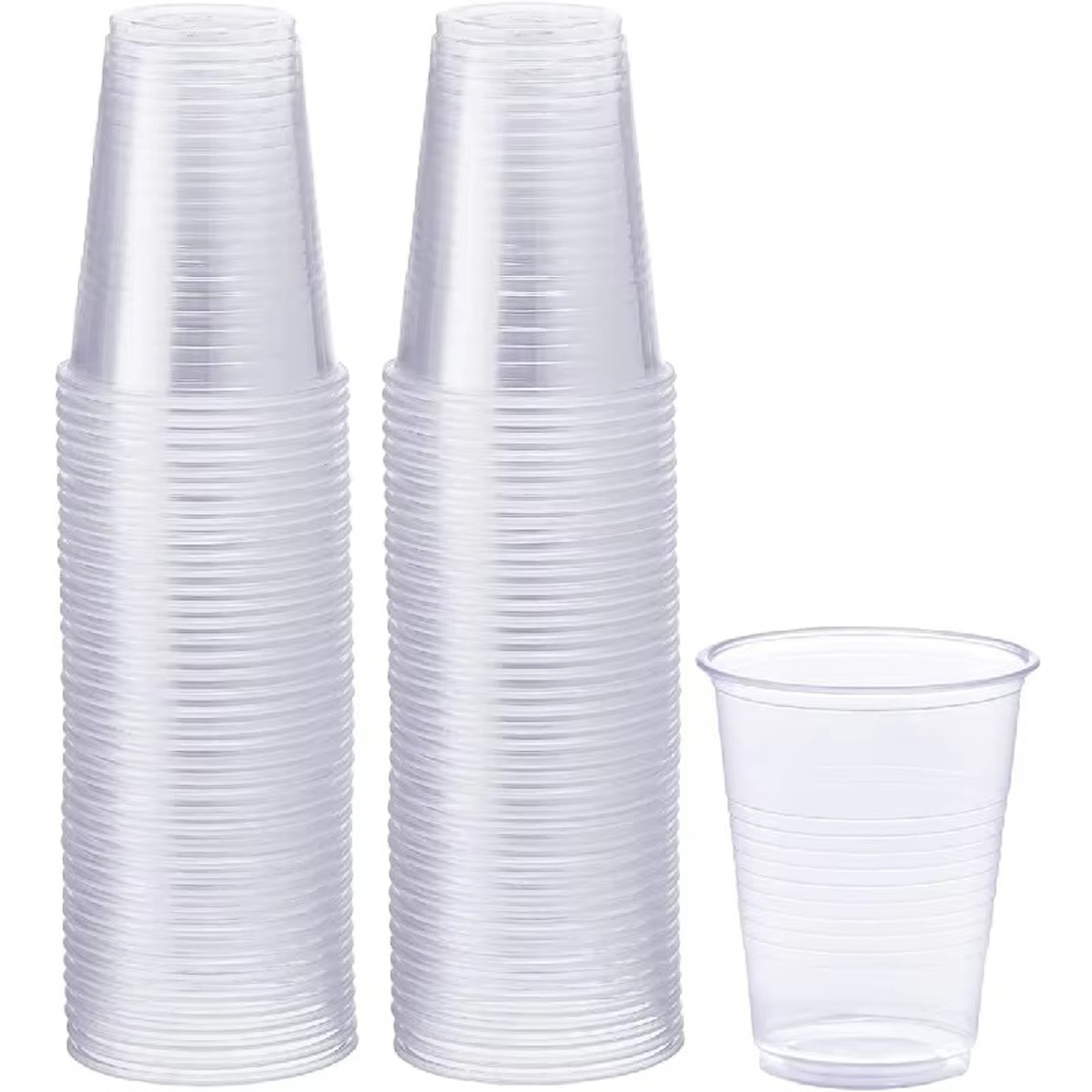 Disposable Plastic Cups Clear Transparent Party Cups For Drinks  Events 0