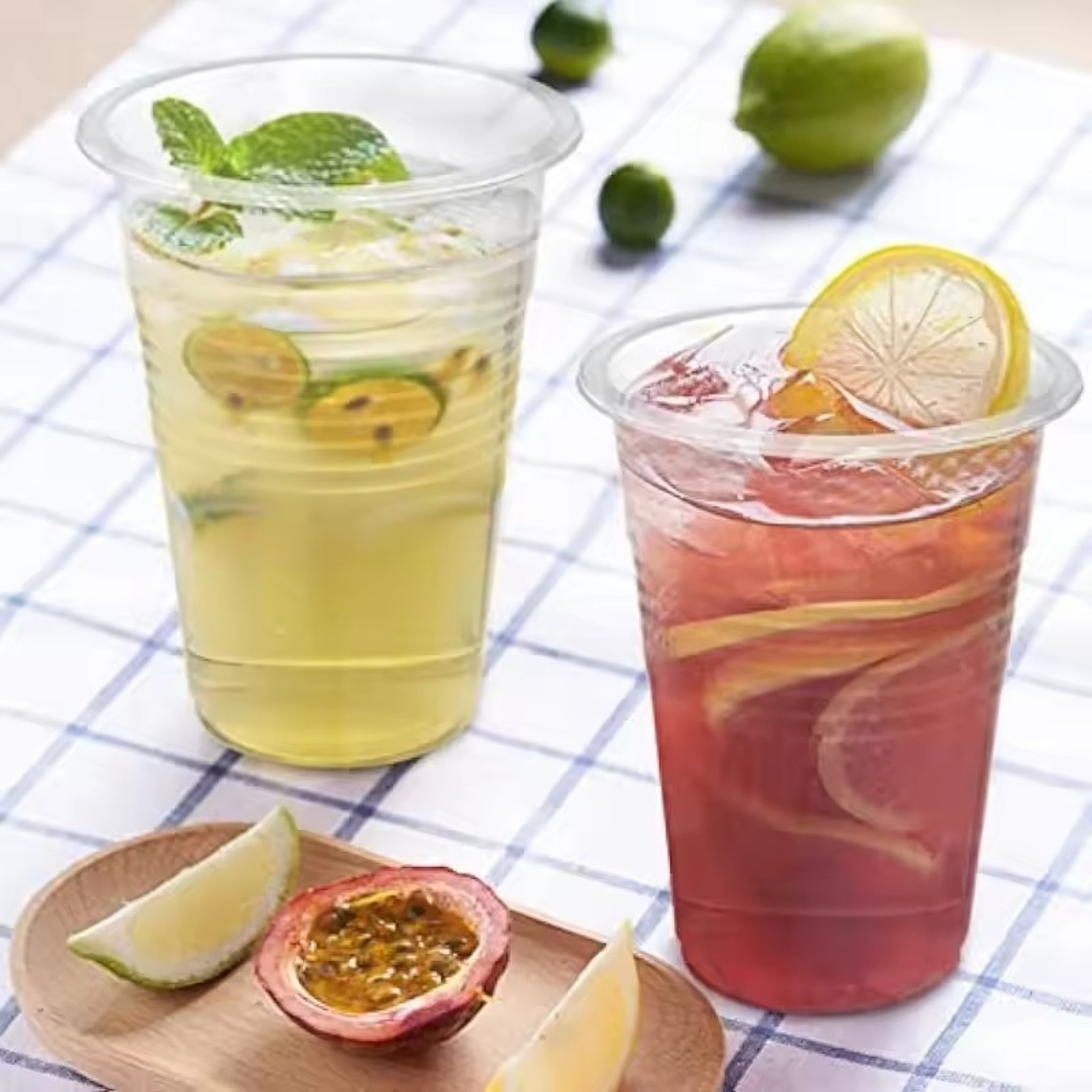 Disposable Plastic Cups Clear Transparent Party Cups For Drinks  Events 4