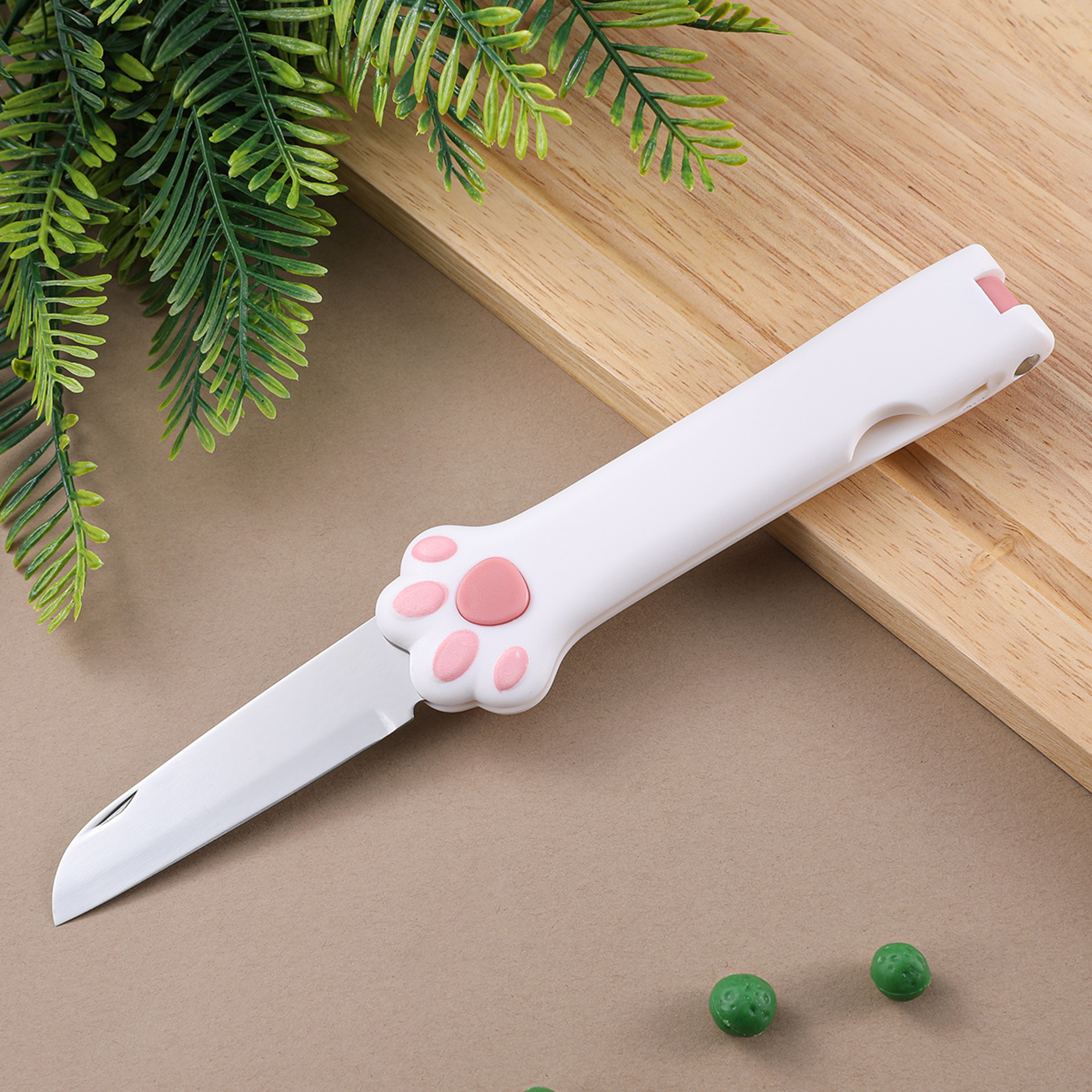 Portable Fruit Peeler Knife  Folding Kitchen Gadget Stainless Steel Peeler  Cutting Tool 0