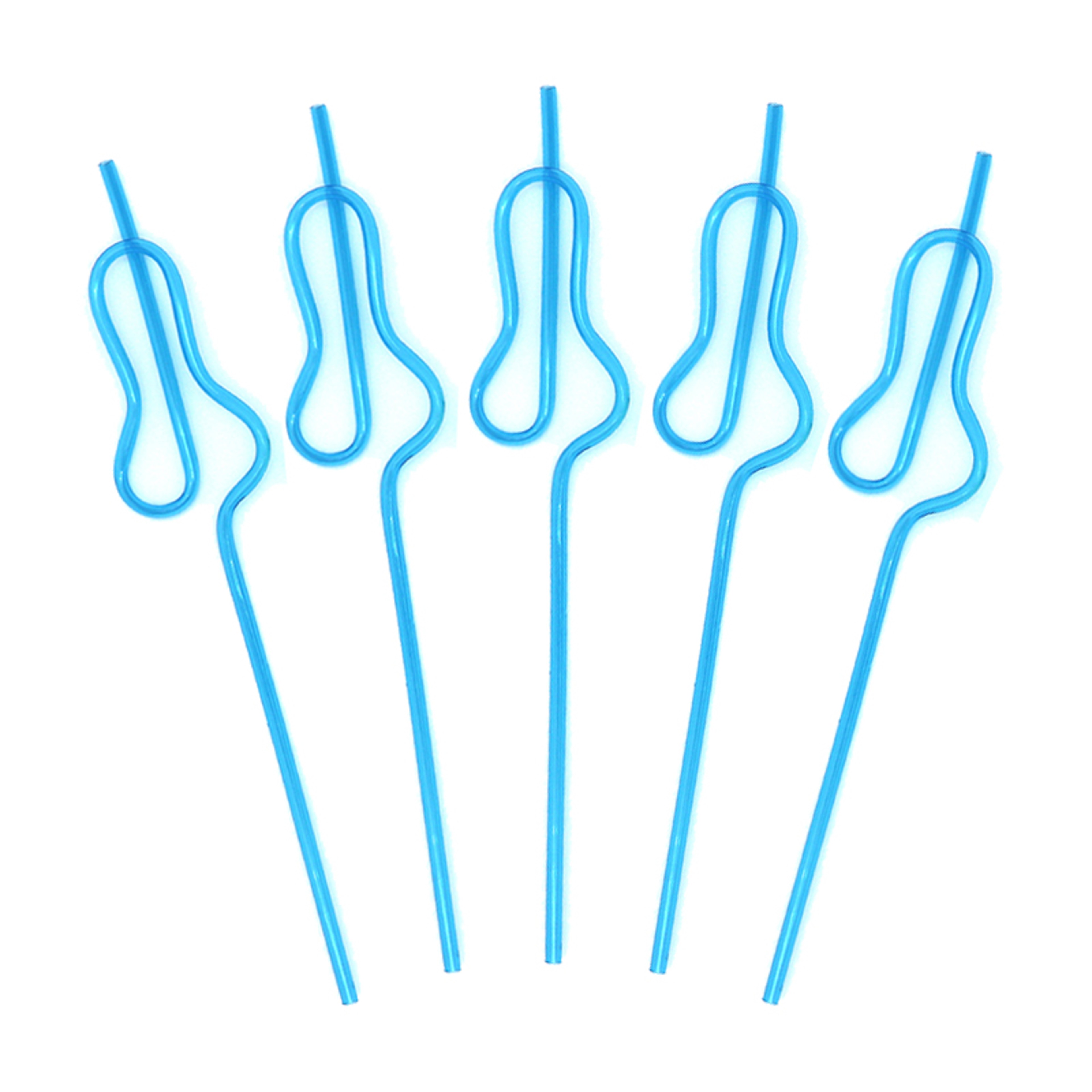 Bride To Be Gourd Shape Bachelorette Party Straws Set 9