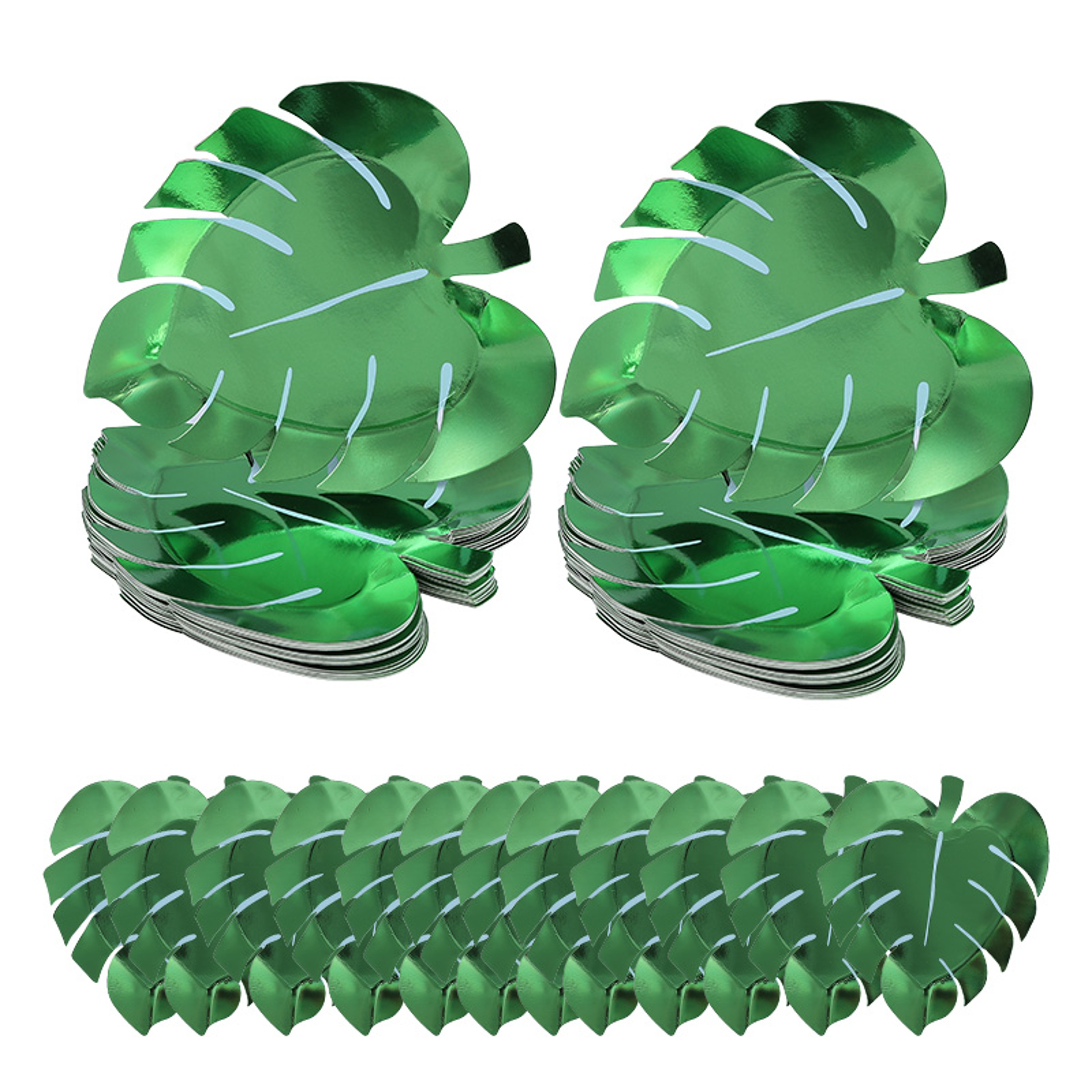 Palm Leaf Party Plates For Beach  Summer Birthday Parties 1