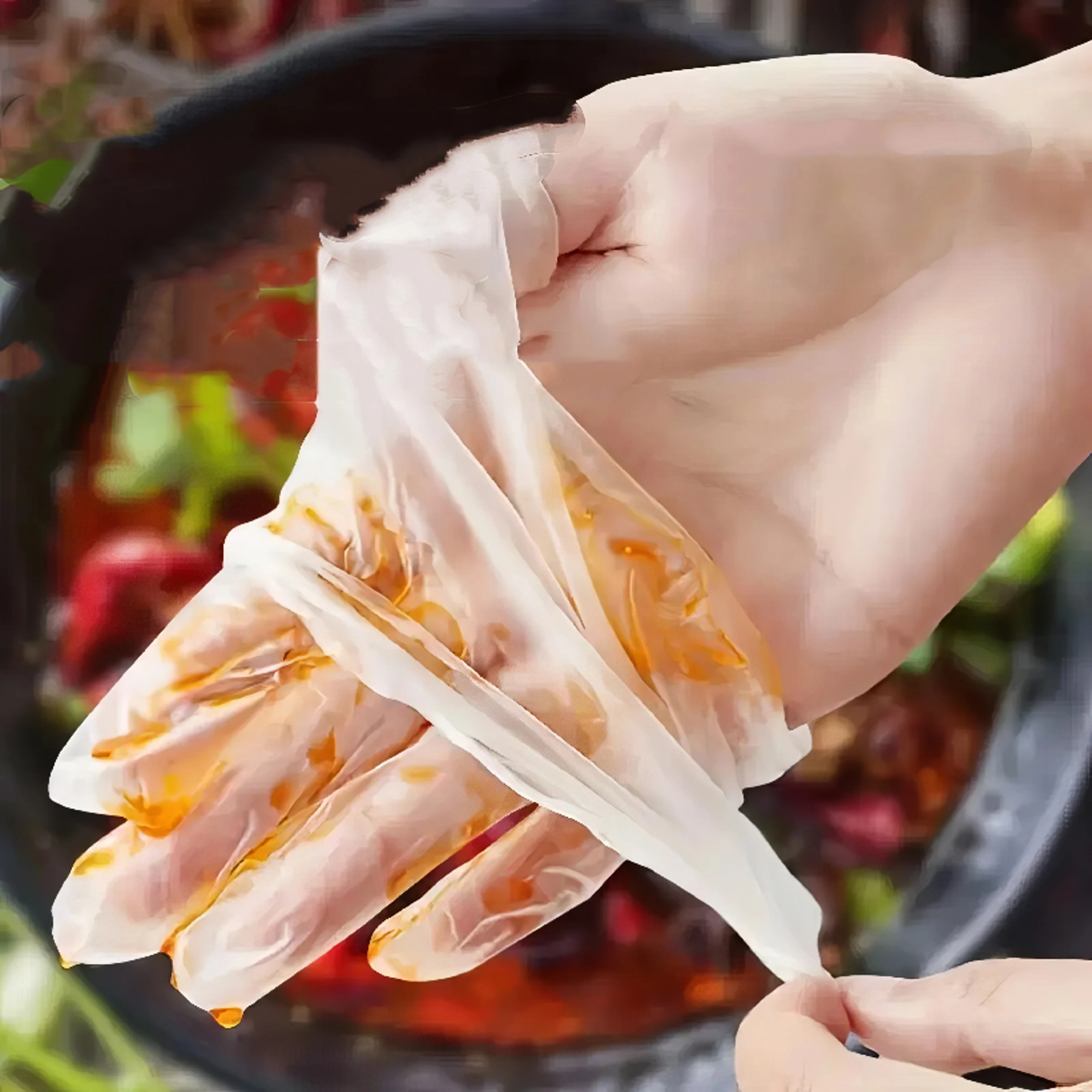 Premium Transparent Waterproof Disposable Kitchen Gloves – view 1