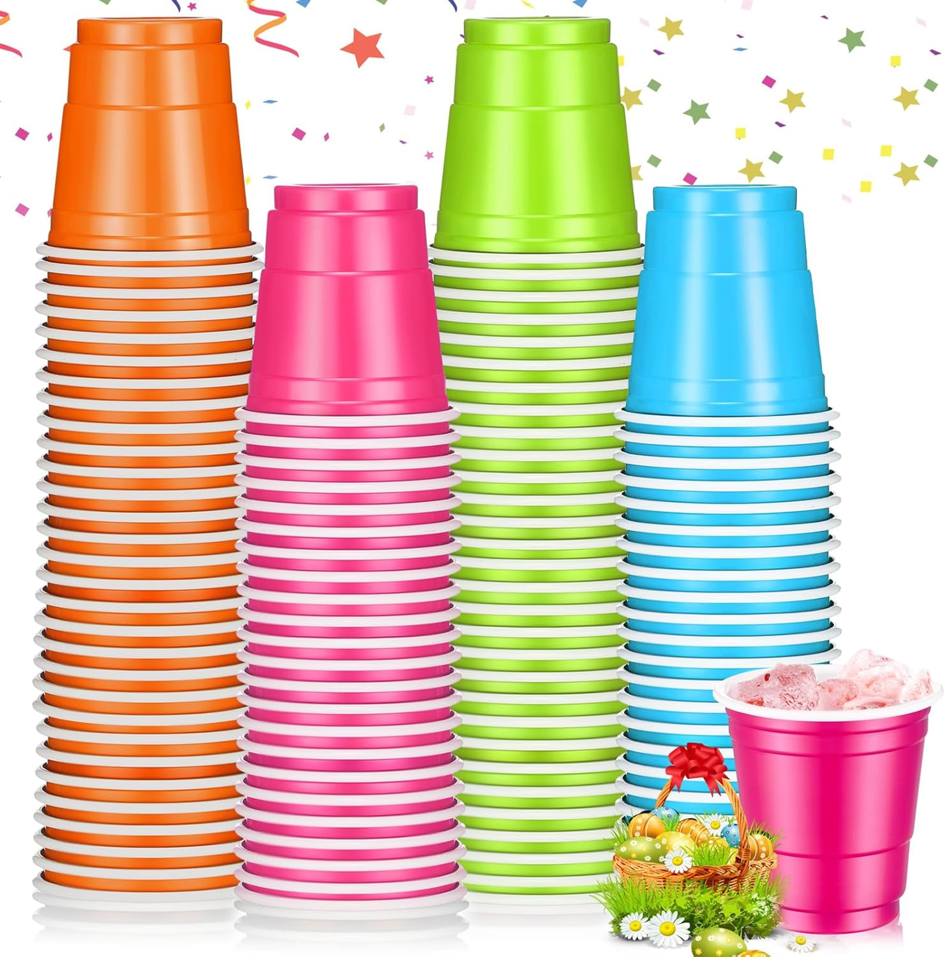 Disposable Shot Glasses Mini Plastic Party Cups 0